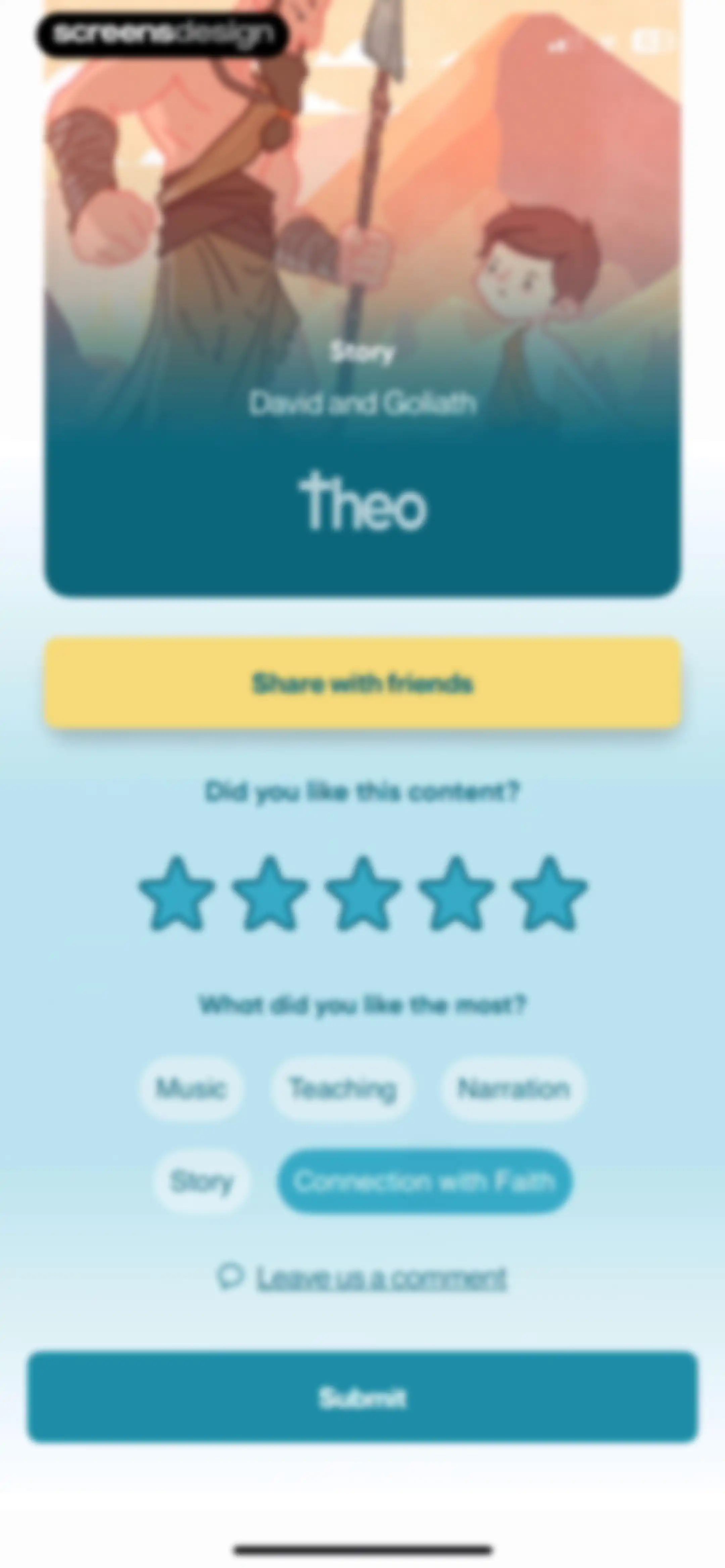Theo: Prayer & Meditation screen 65