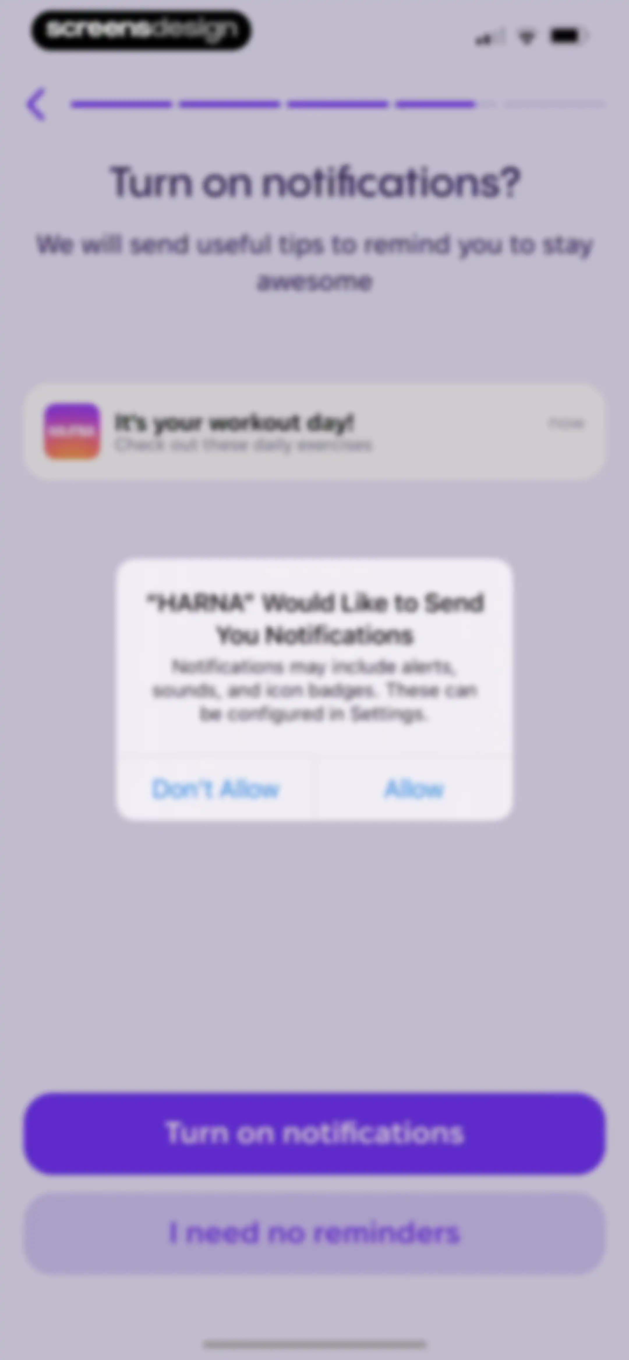 HARNA: Workout & Fitness screen 42