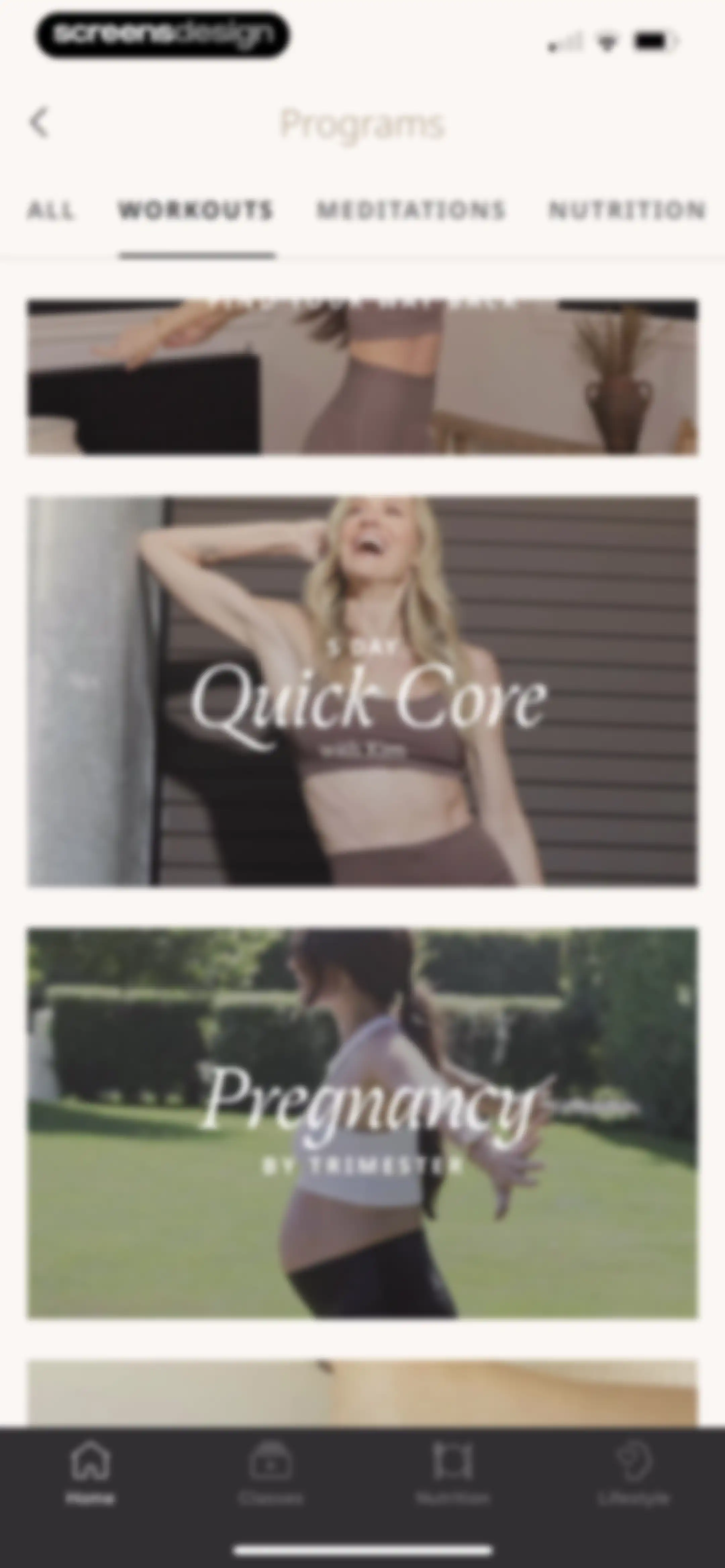 MWH: Fitness + Wellness screen 70