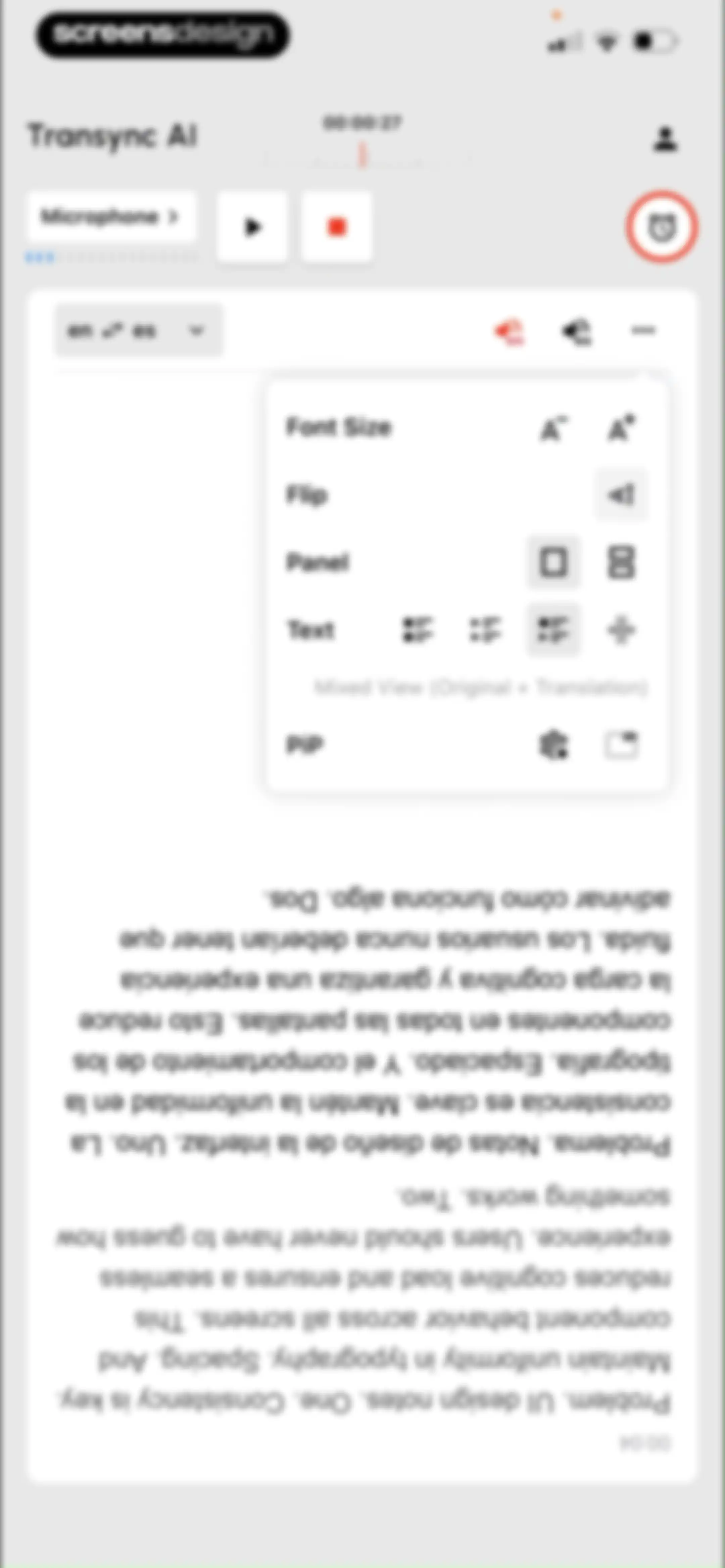 Transync AI - Translator screen 24