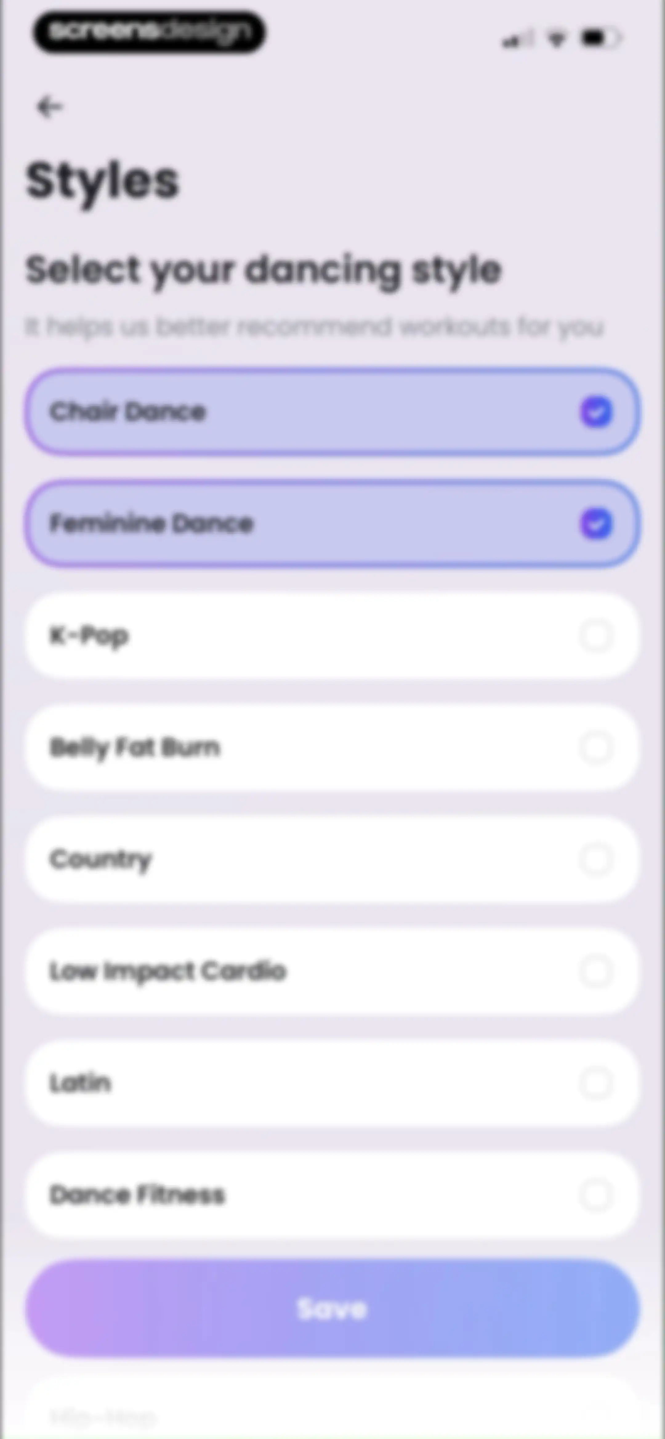 Dancebit: Home Dance Workouts screen 111