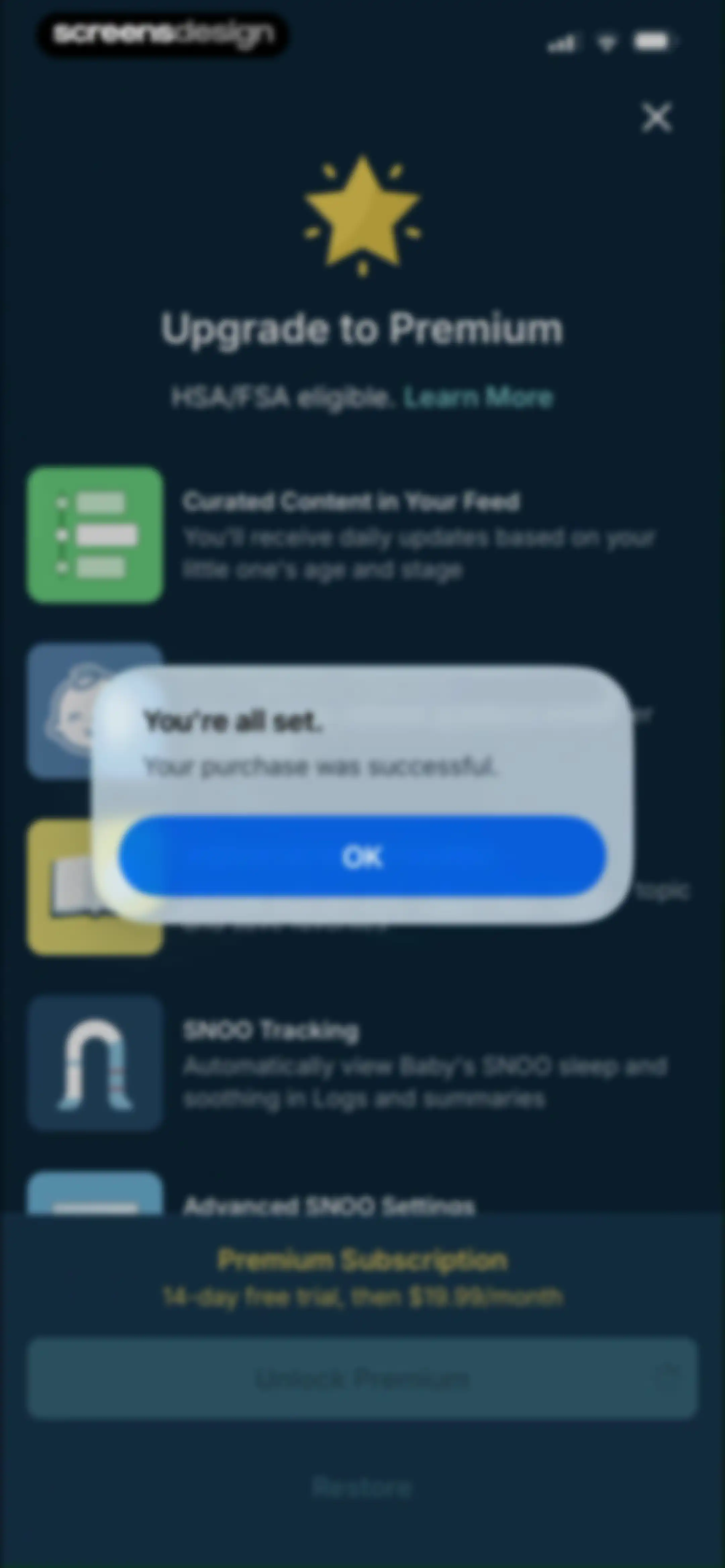 Happiest Baby, makers of SNOO screen 25