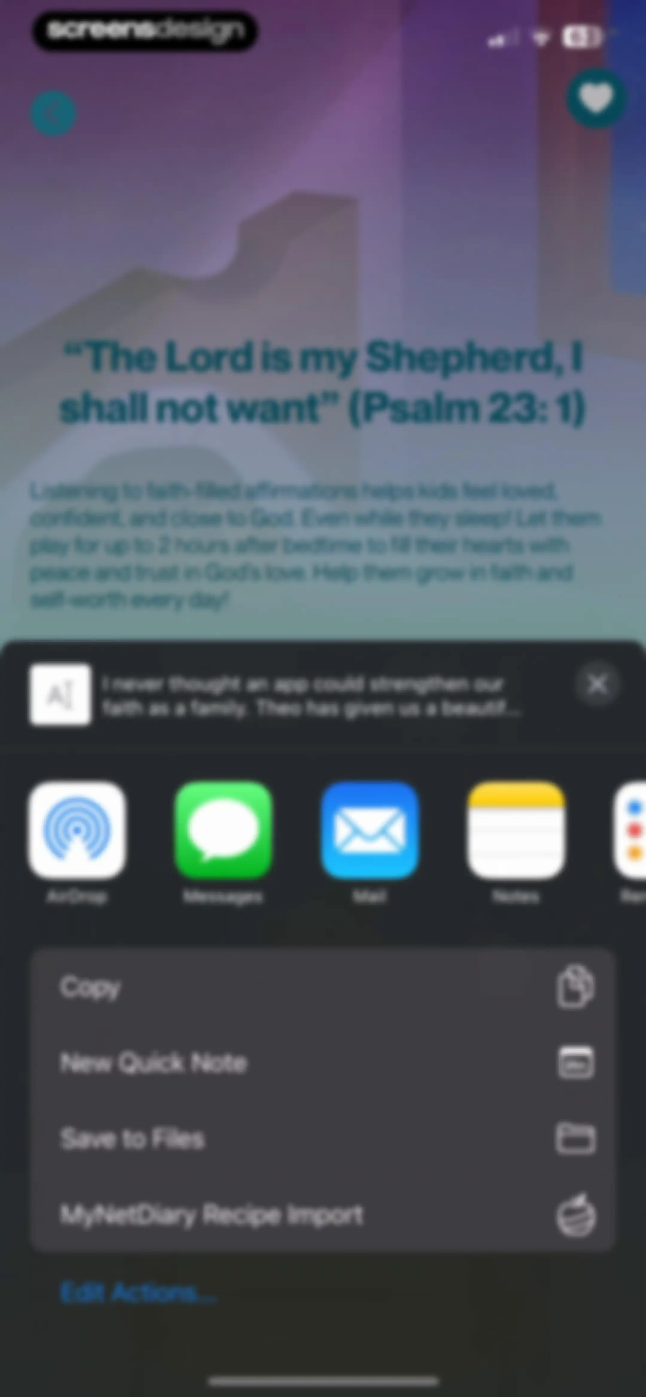 Theo: Prayer & Meditation screen 50