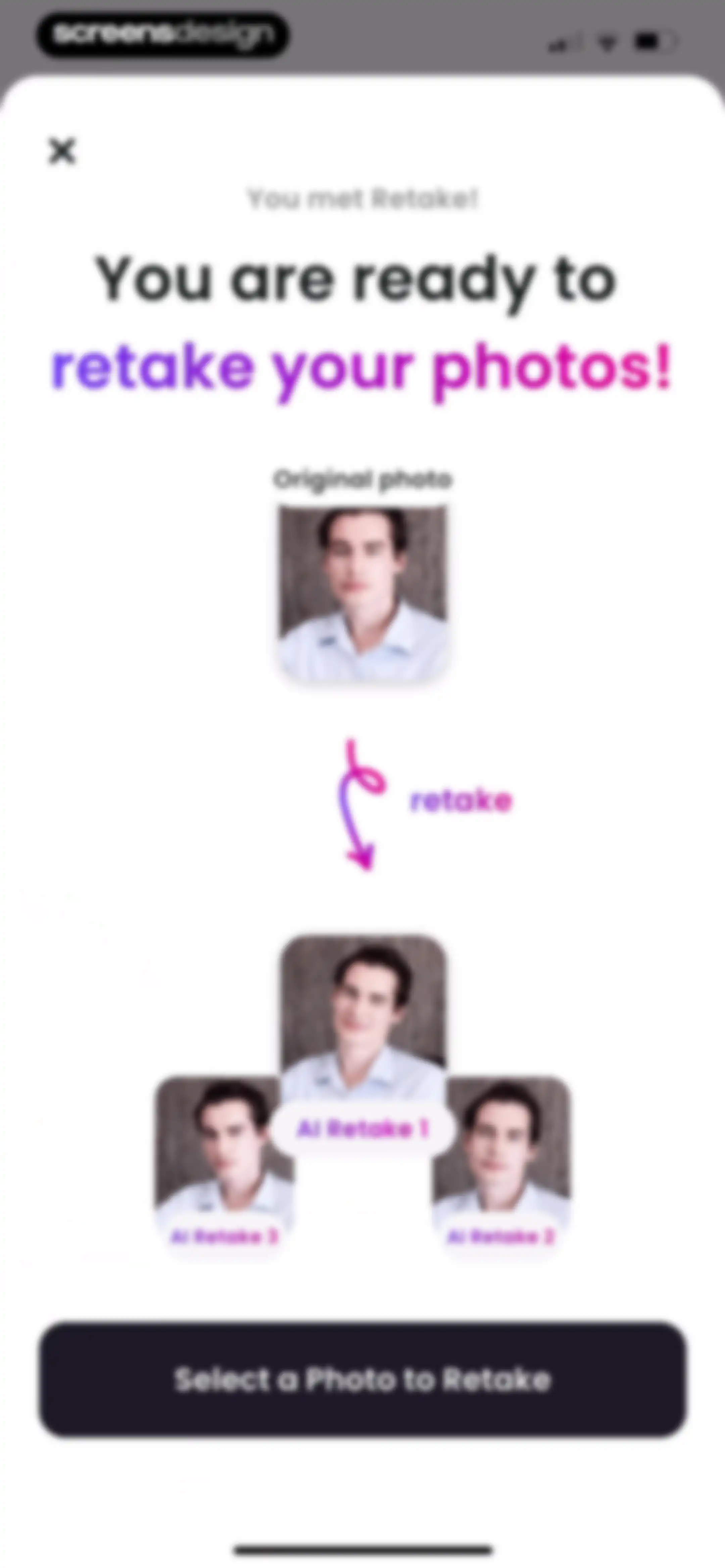 Retake AI Face & Selfie Editor screen 67