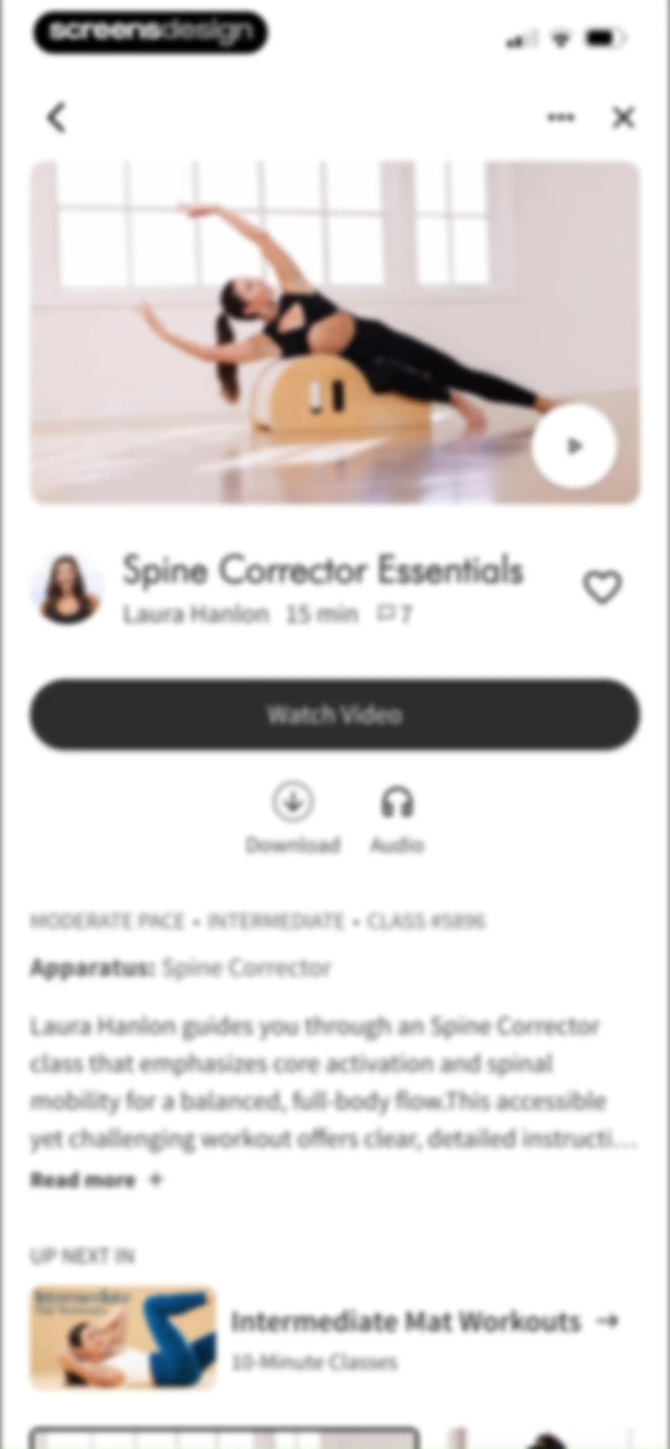 Pilates Anytime | Workouts screen 34