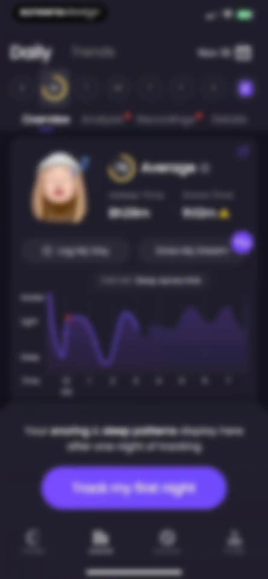 Mintal Tracker:Sleep Recorder screen 18