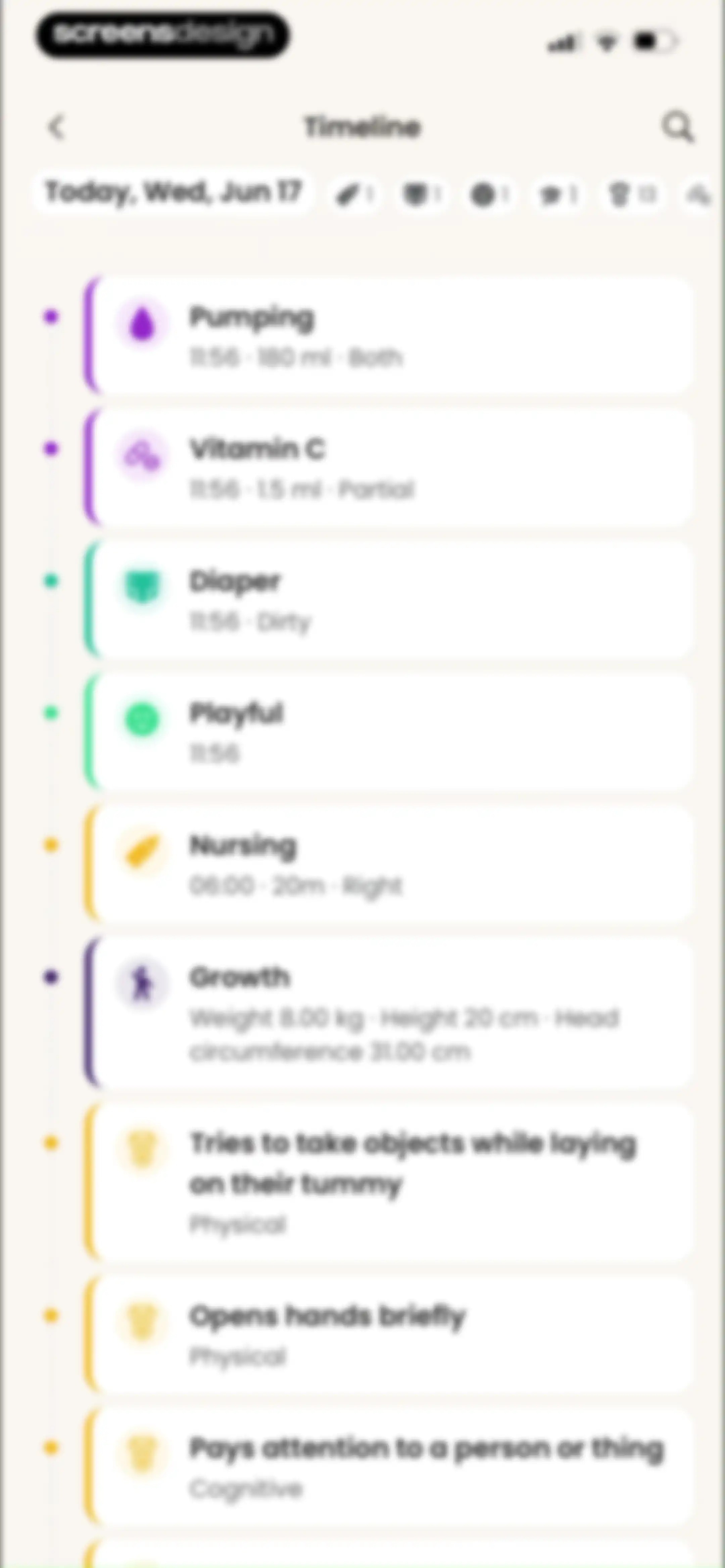 Baby Leap: Milestone Tracker screen 101