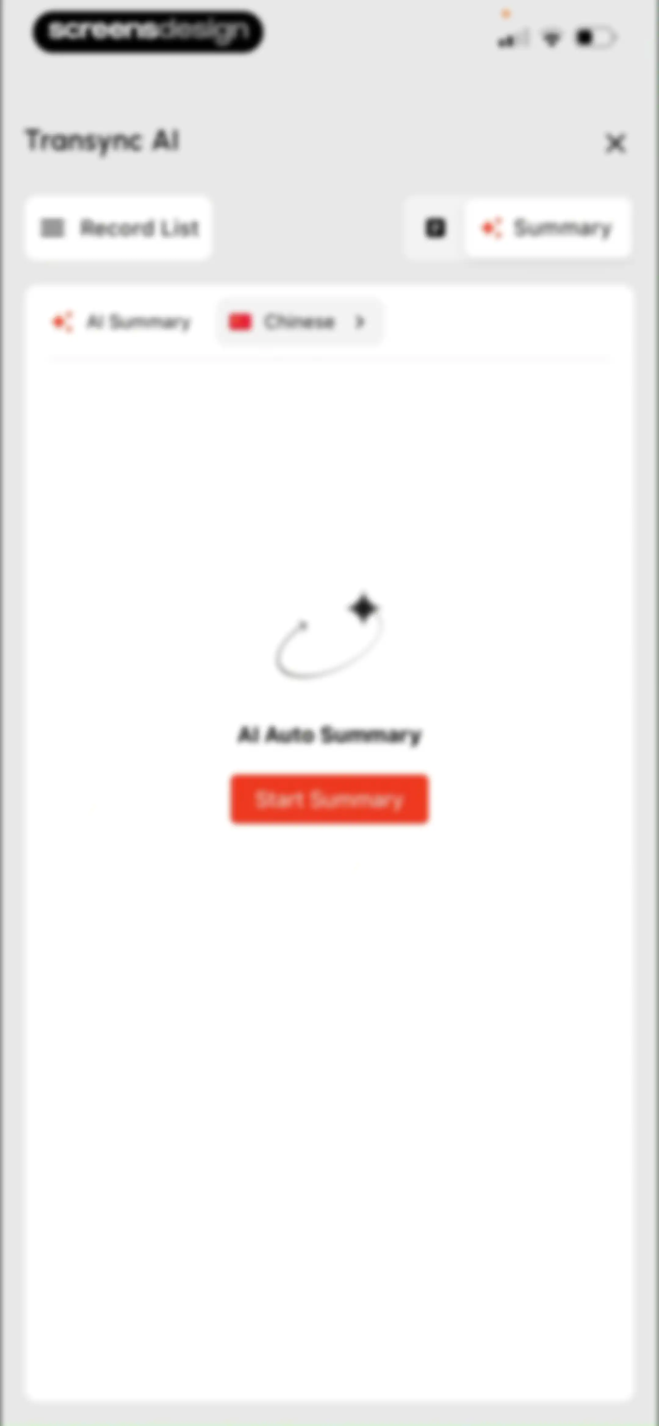 Transync AI - Translator screen 31