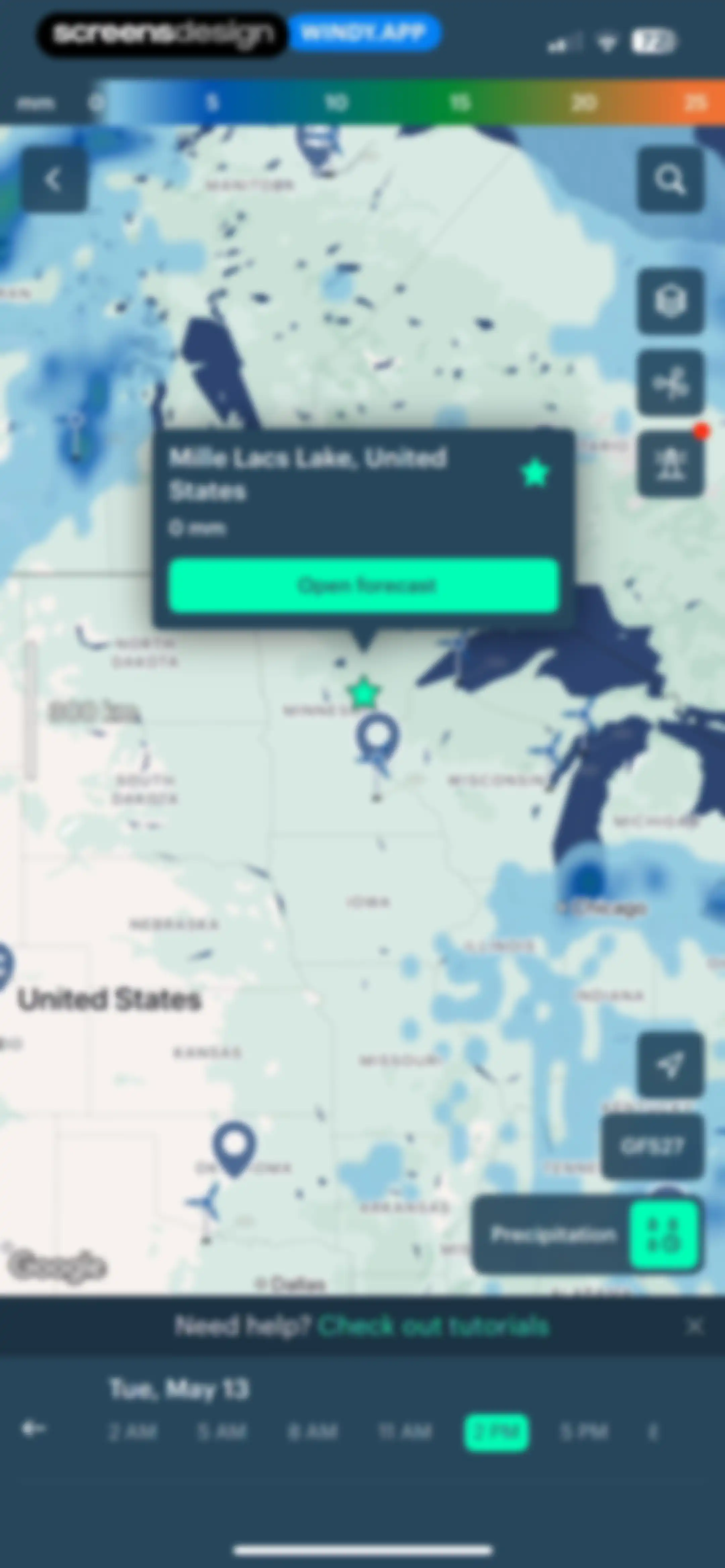 Windy.app — Wind, Tides, Radar screen 70