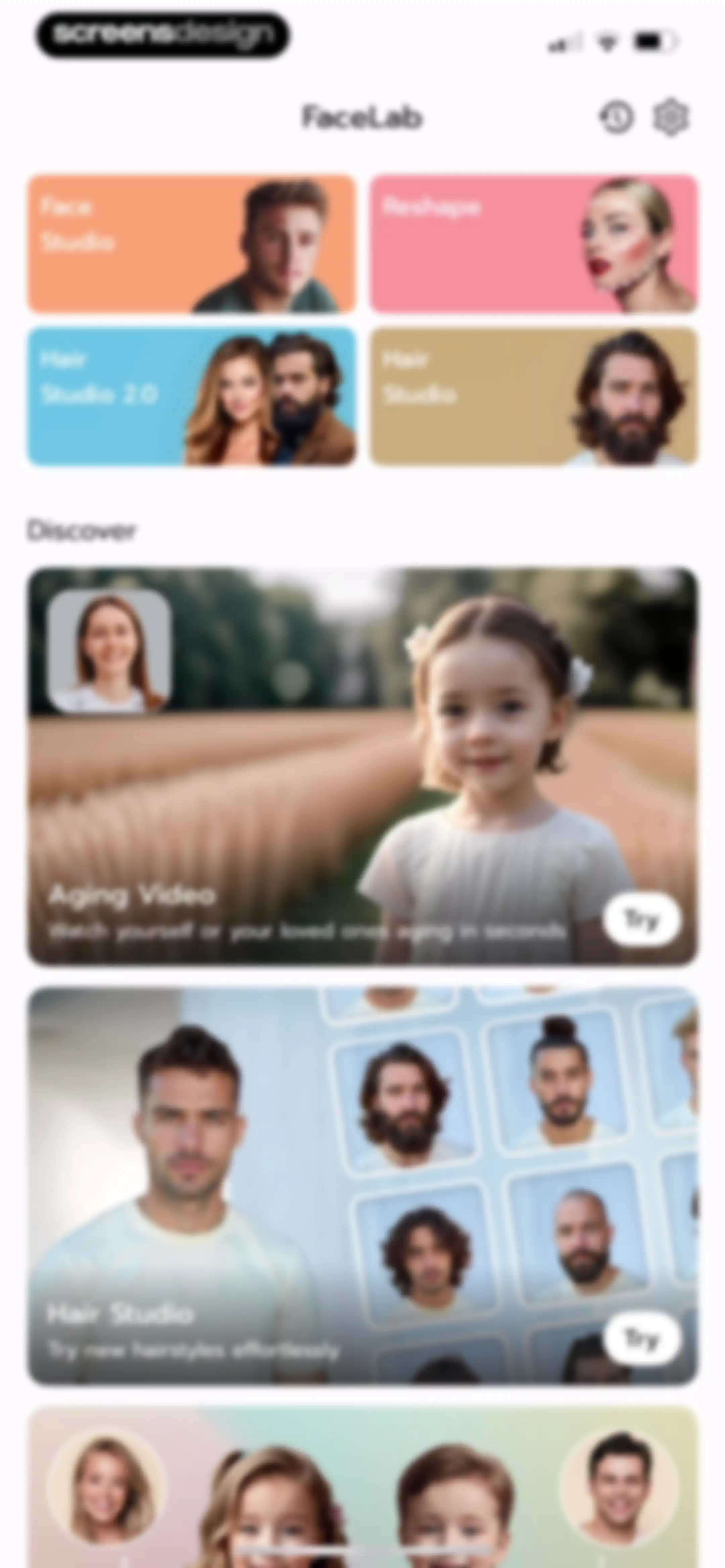 FaceLab: Face Age, Hair Filter screen 12