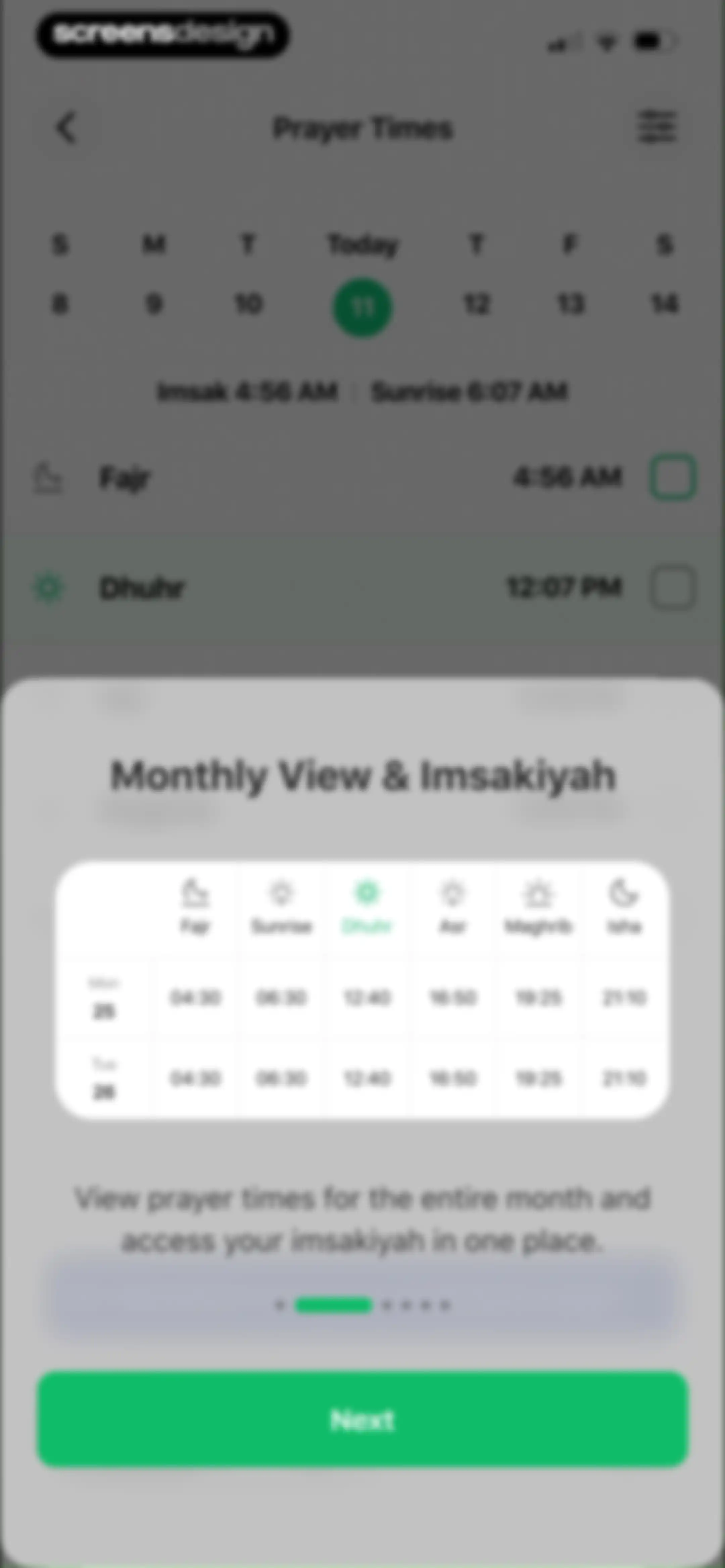 Muslim: Prayer Times, Qibla screen 16