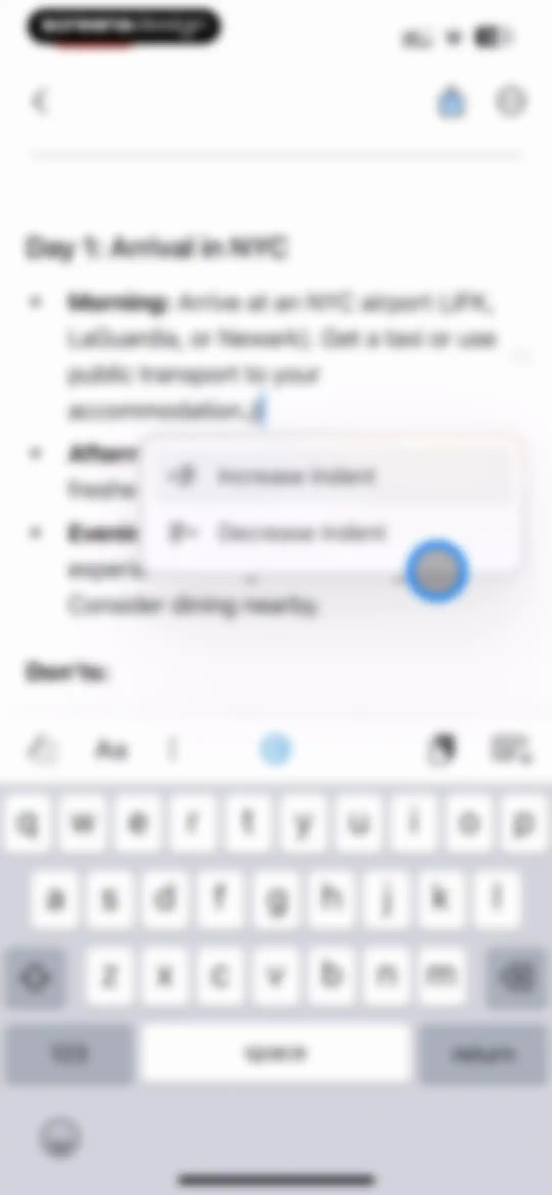 Craft: Notes, Documents, AI screen 22
