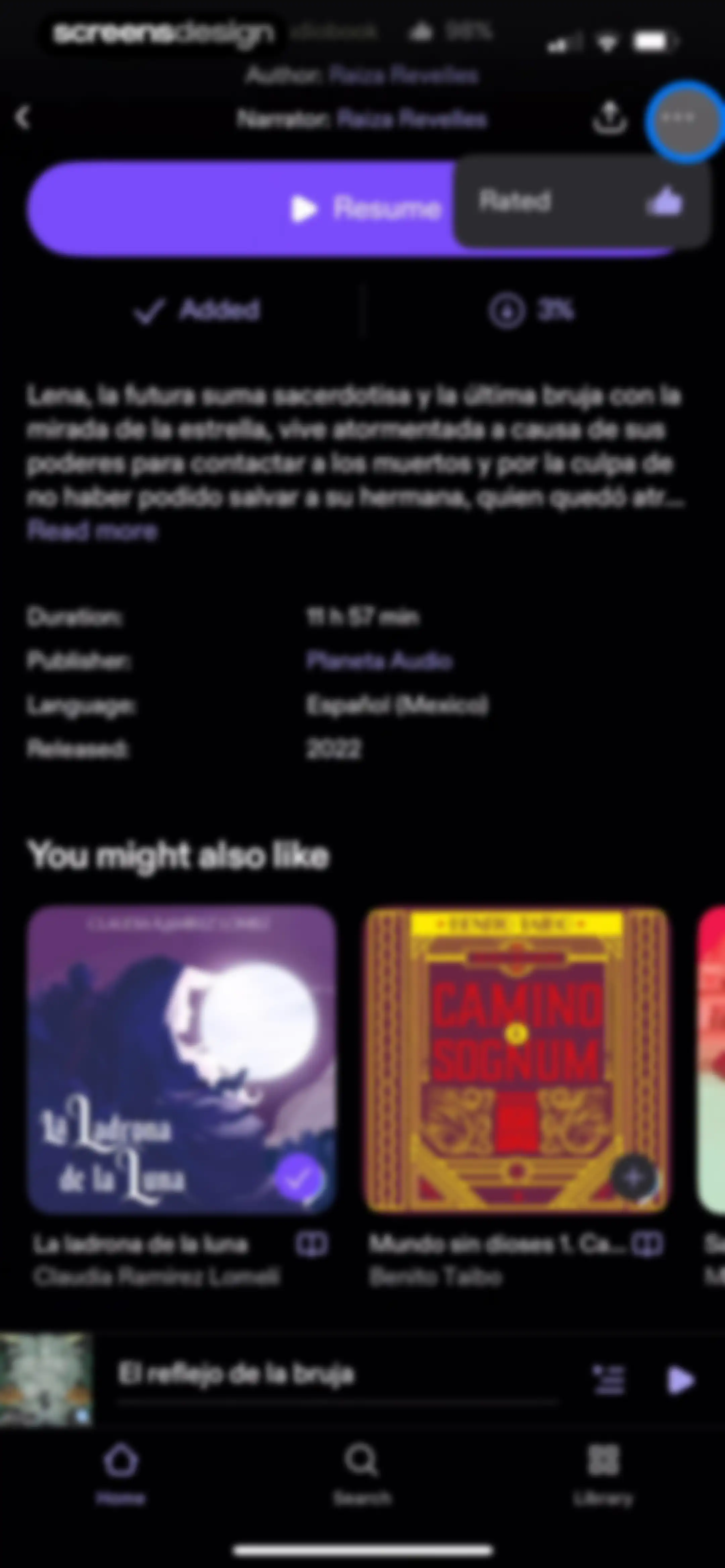 Podimo: Podcasts & audiobooks screen 38