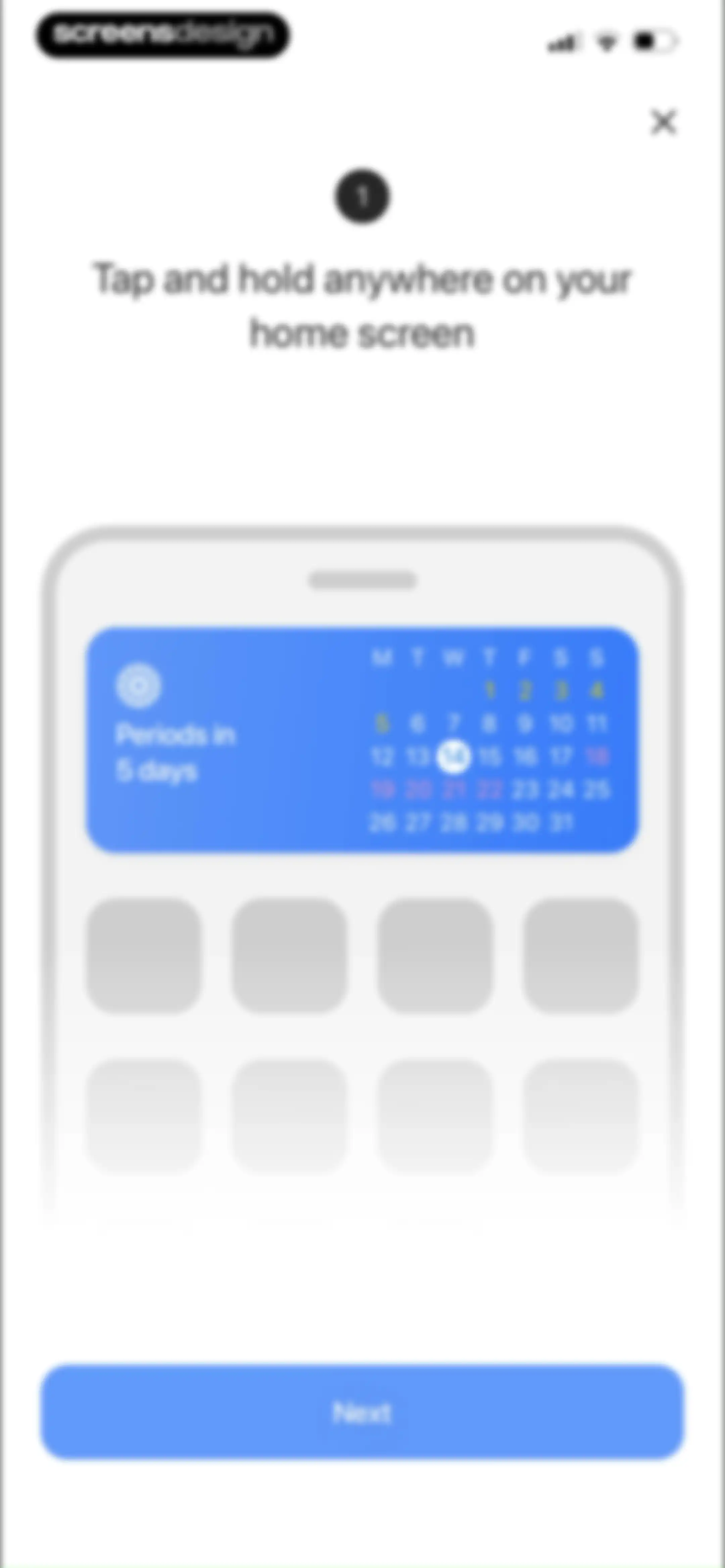Harmony: Cycle Syncing, Period screen 51