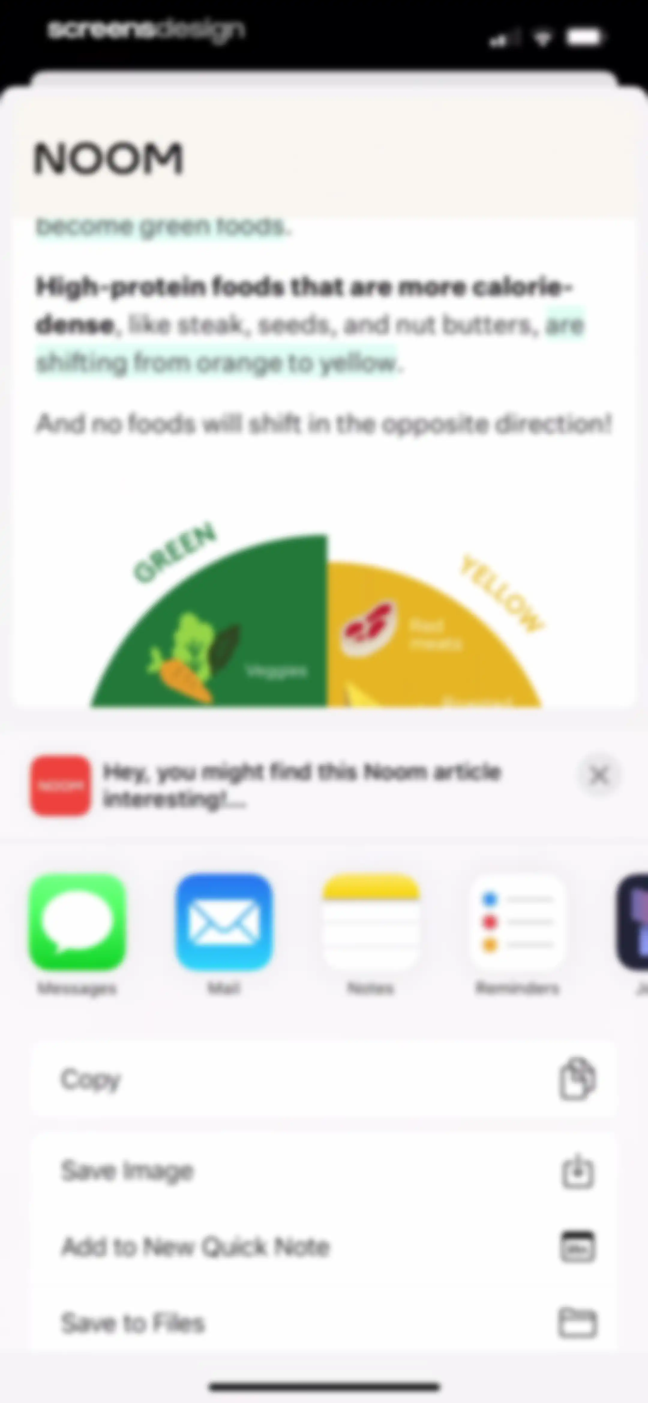 Noom Weight Loss, Food Tracker screen 127