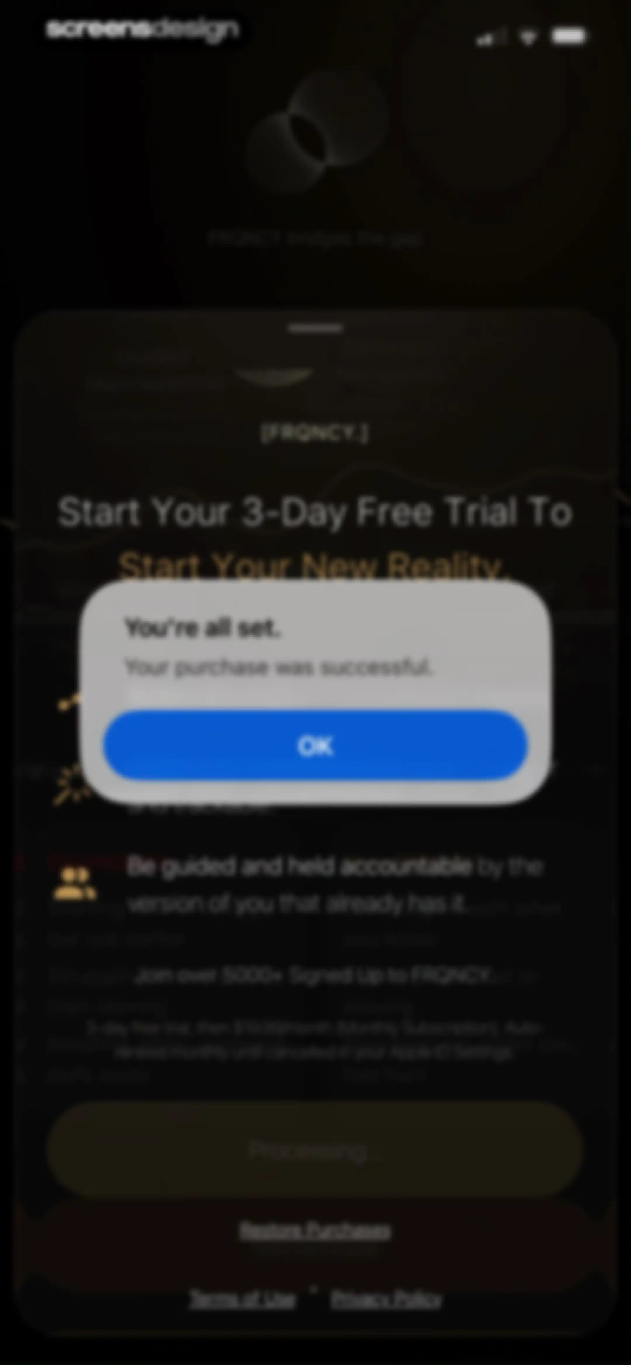FRQNCY. screen 45