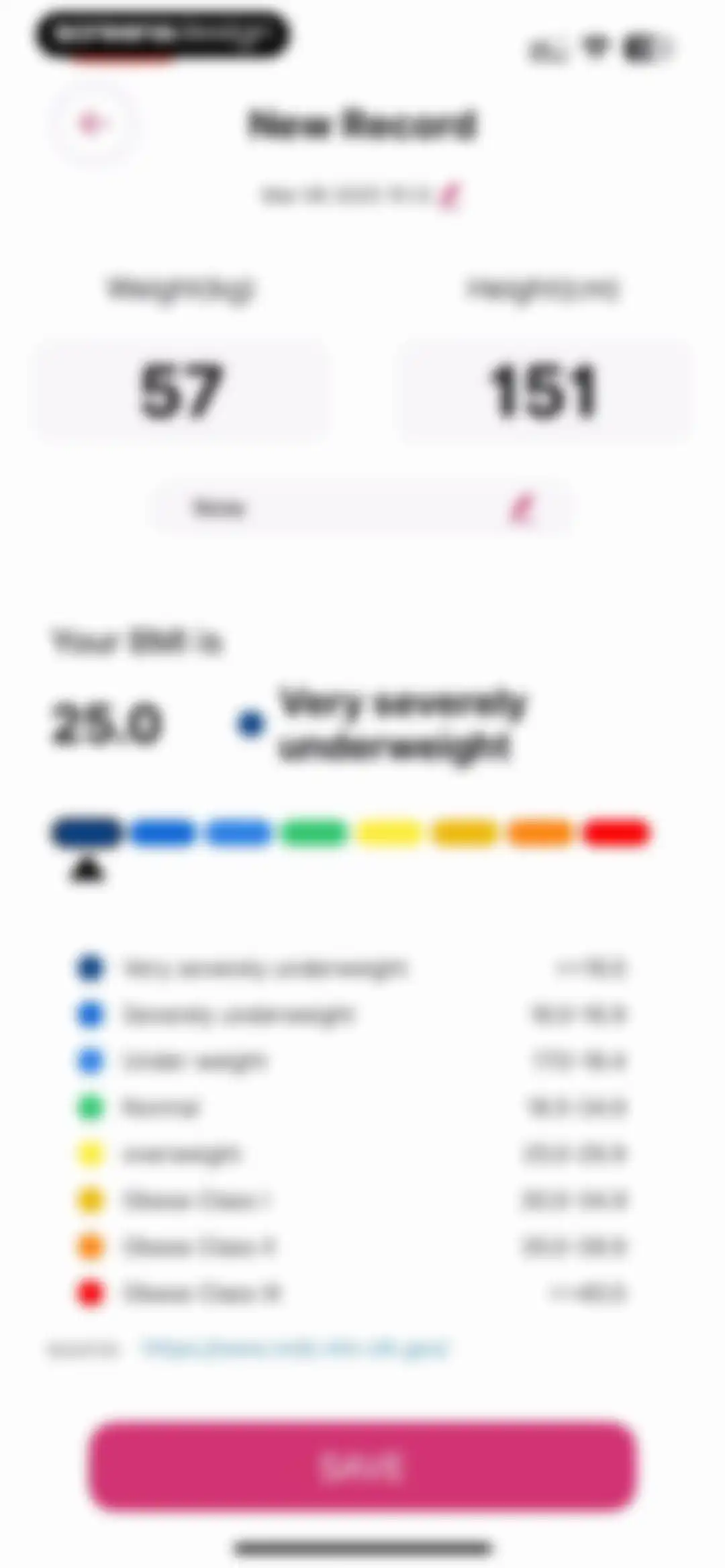 Blood Pressure-Monitor Tracker screen 74