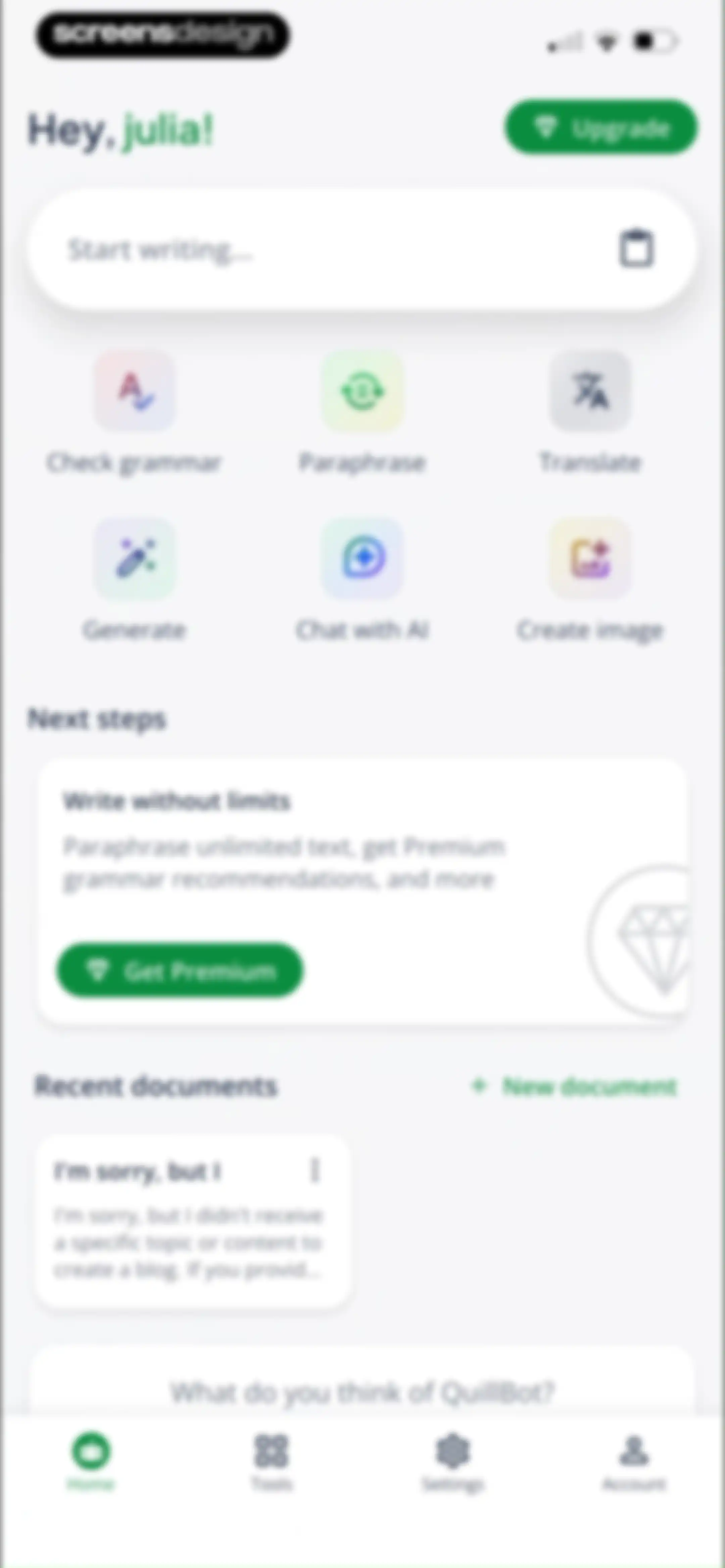 Quillbot-AI Writing & Keyboard screen 48