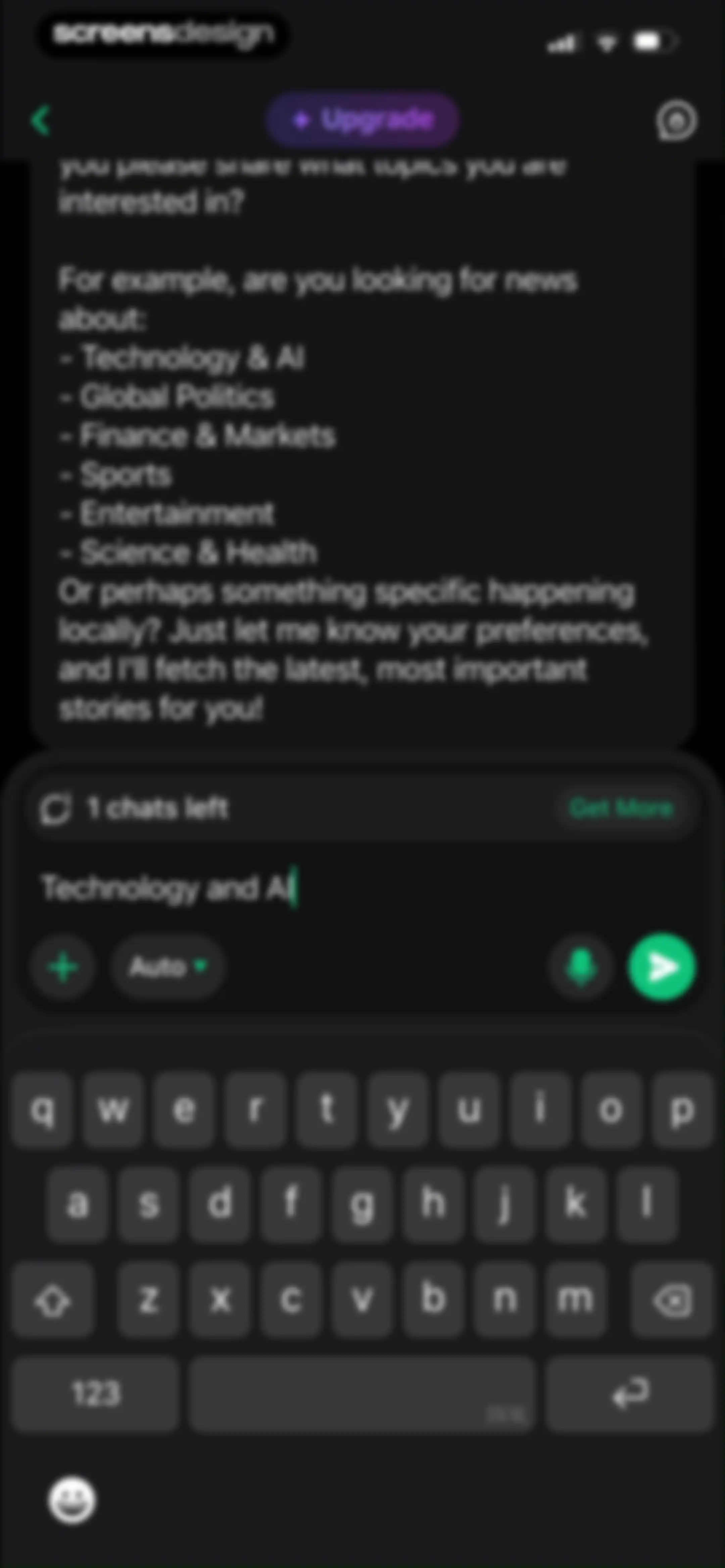 Chat AI 5: AI Agent & Video screen 34