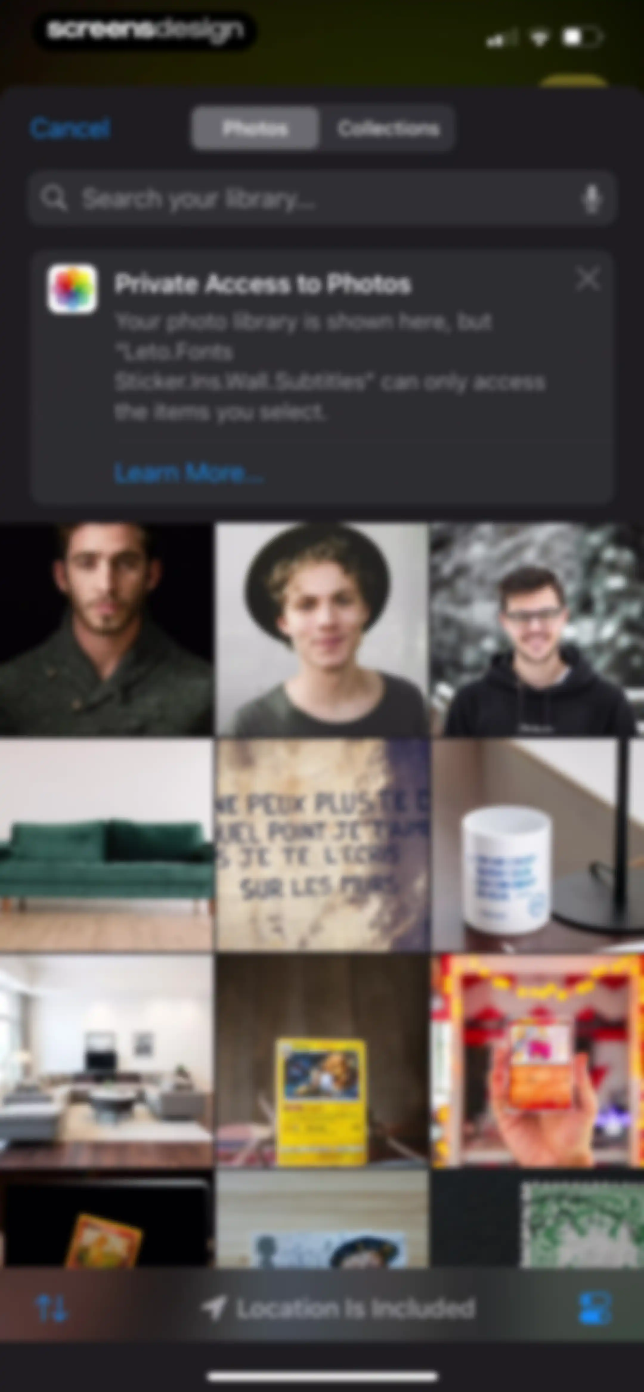 Leto: Font for Instagram Story screen 90