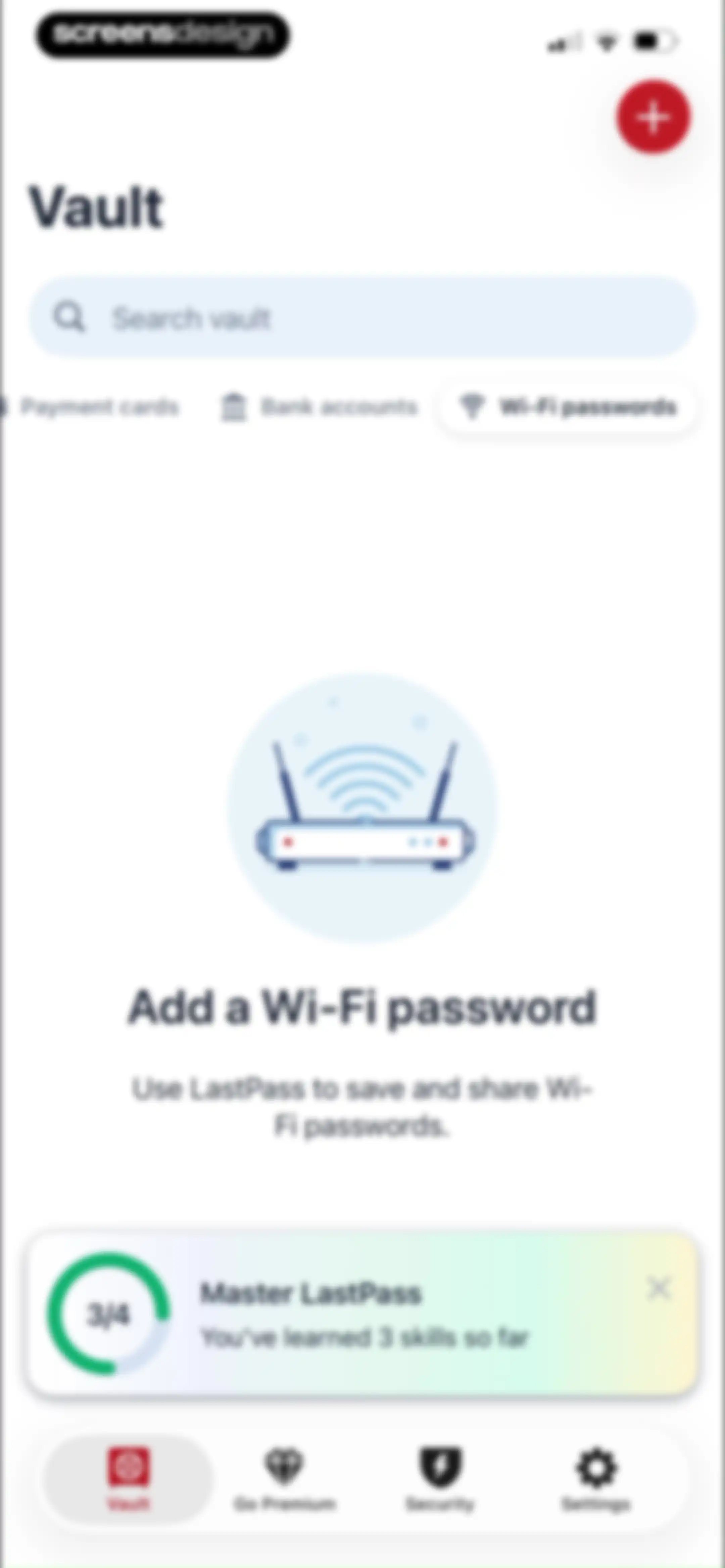 LastPass Password Manager screen 47