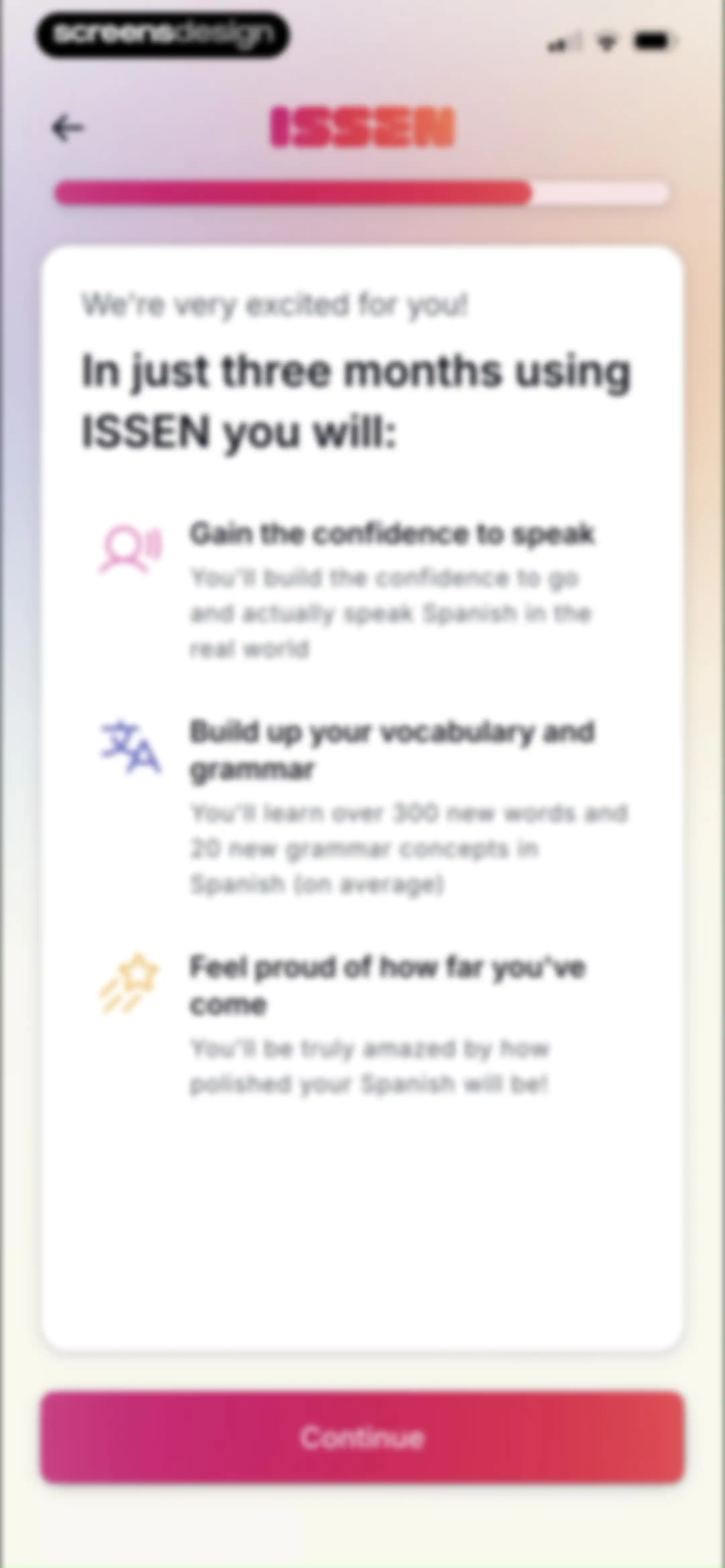 ISSEN - Voice Tutor screen 12