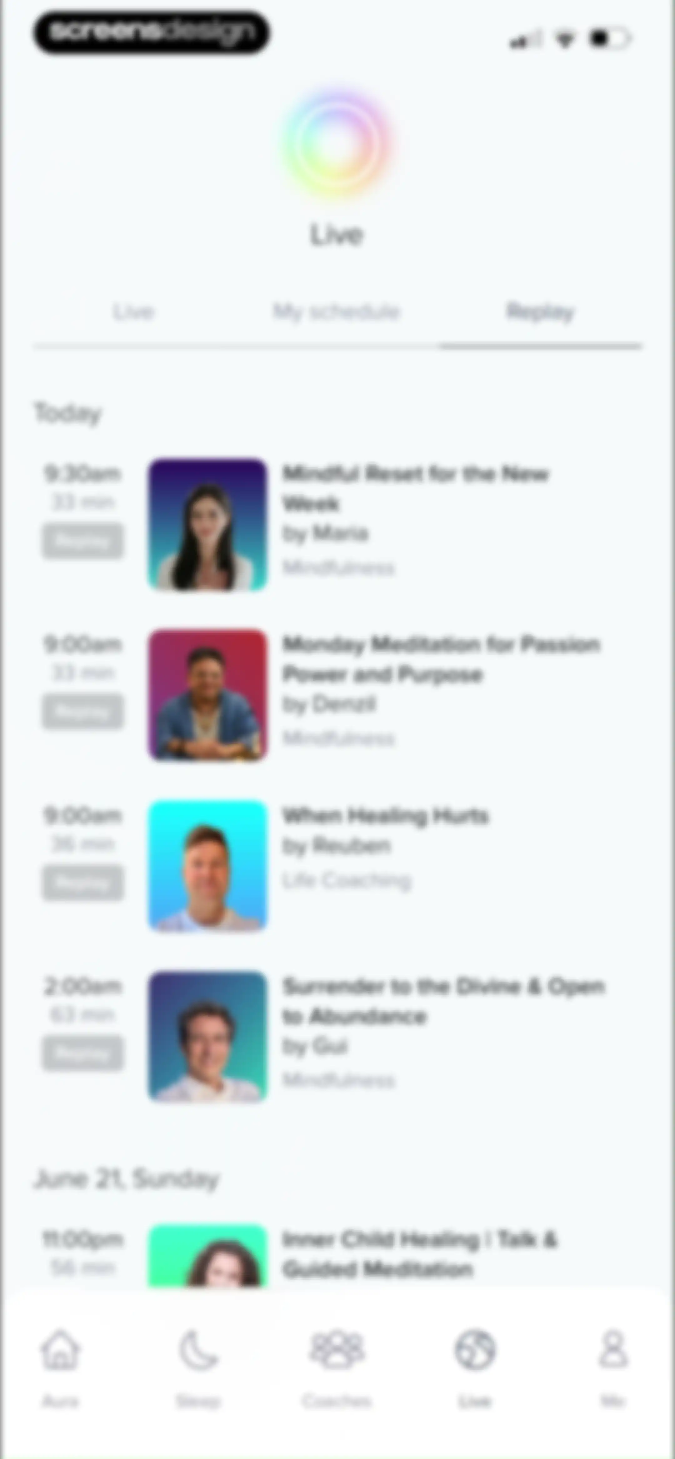 Aura: Meditation & Sleep, CBT screen 119