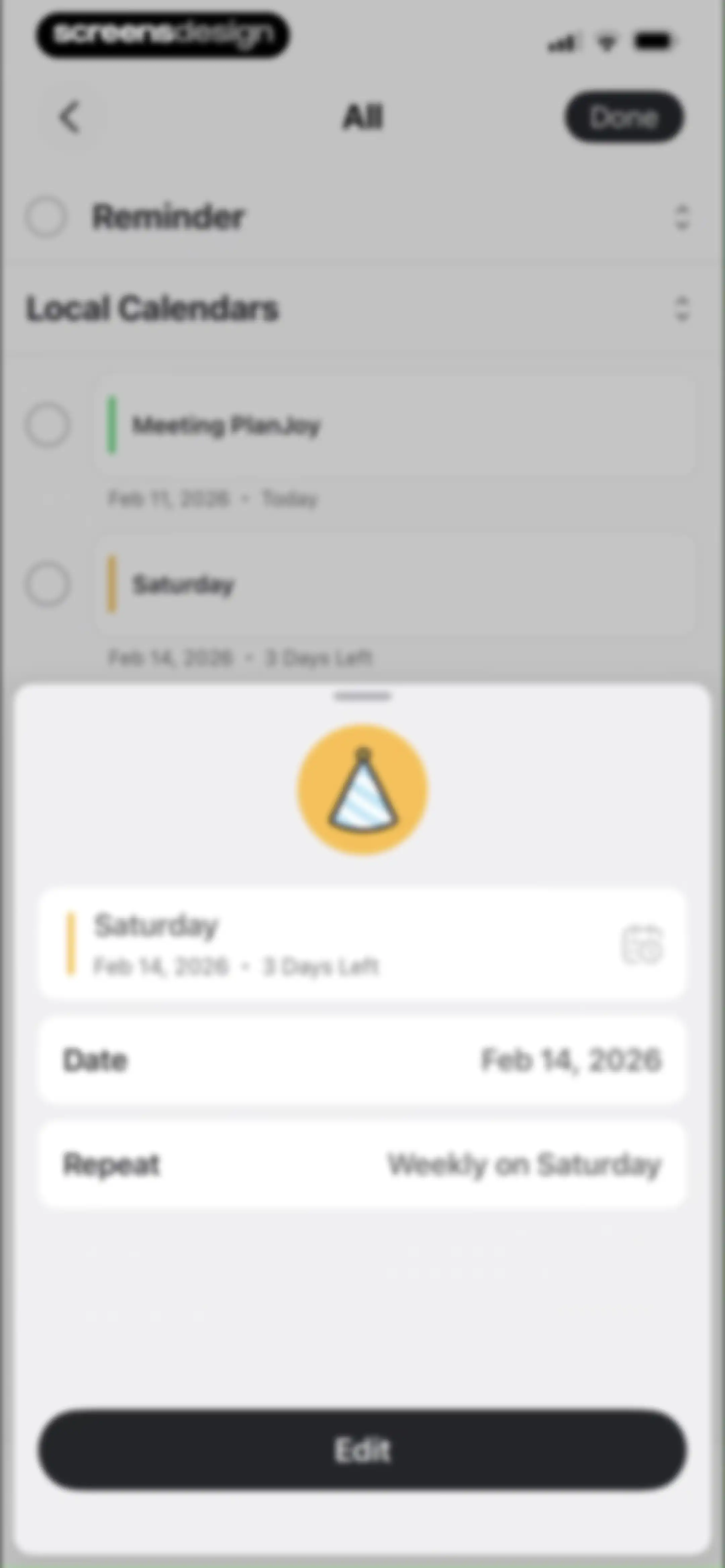 Plan Joy:To-Do List & Reminder screen 112