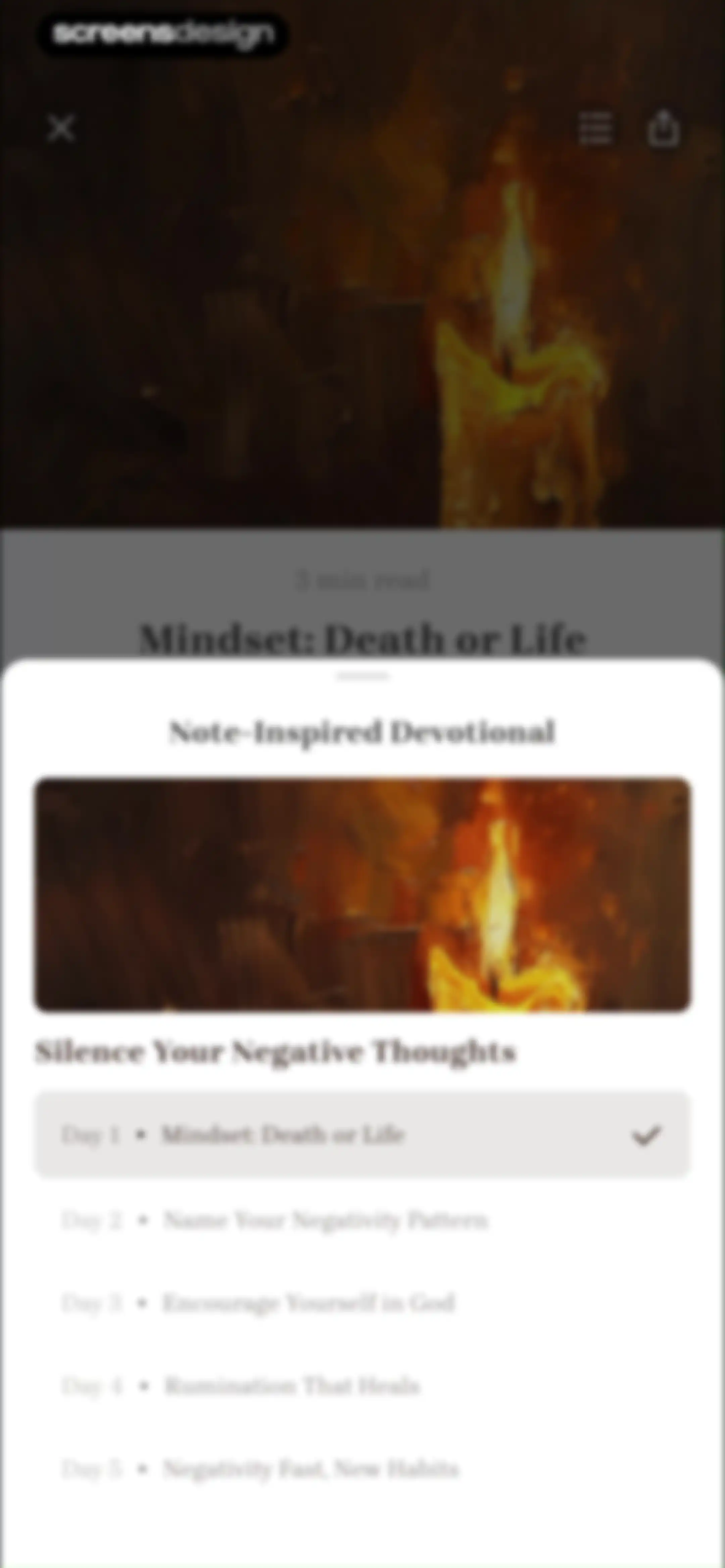 Bible Note: Sermon Notes screen 48