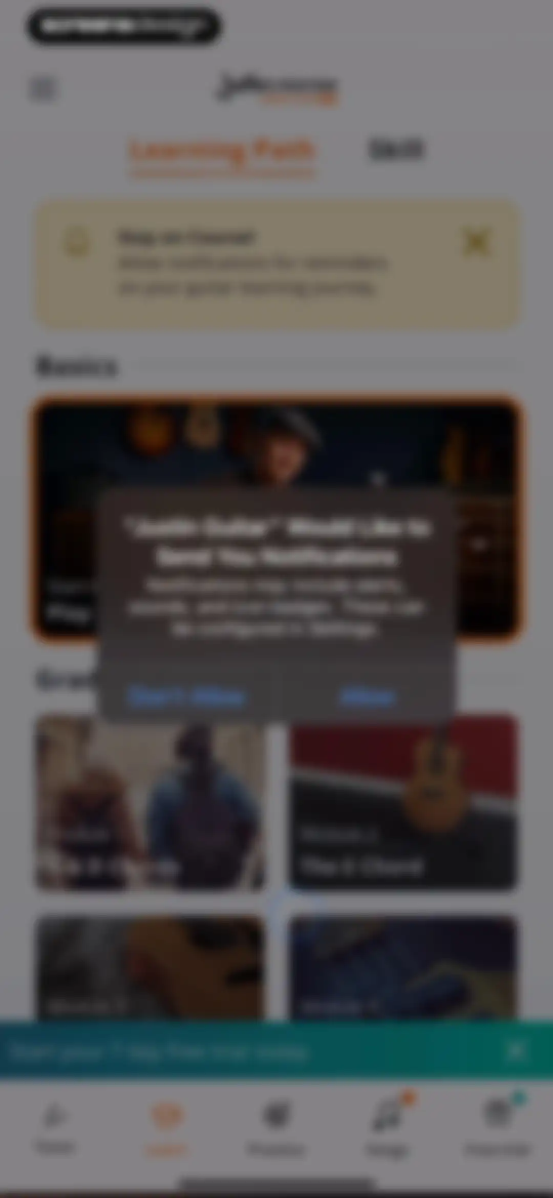 Justin Guitar Lessons & Songs screen 8