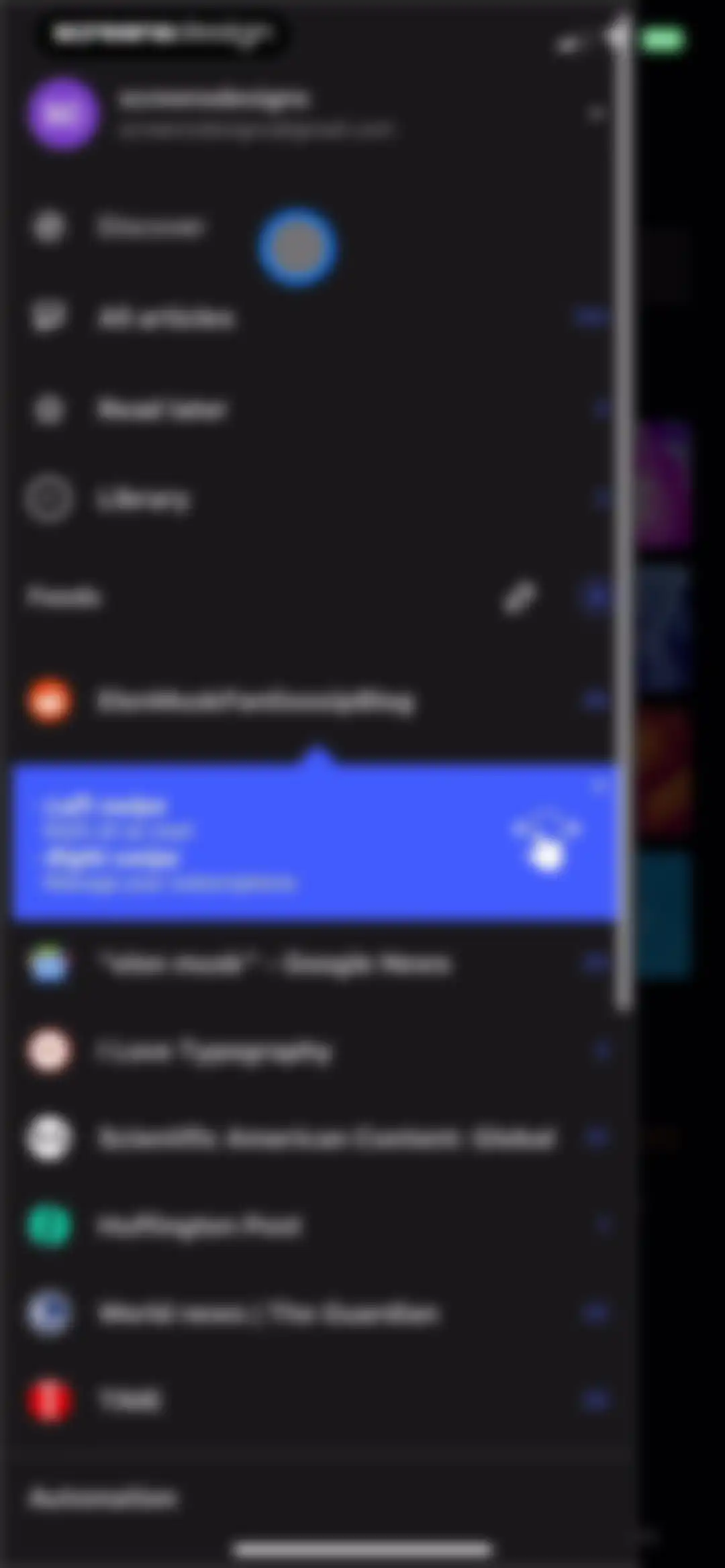 Inoreader: News & RSS reader screen 46