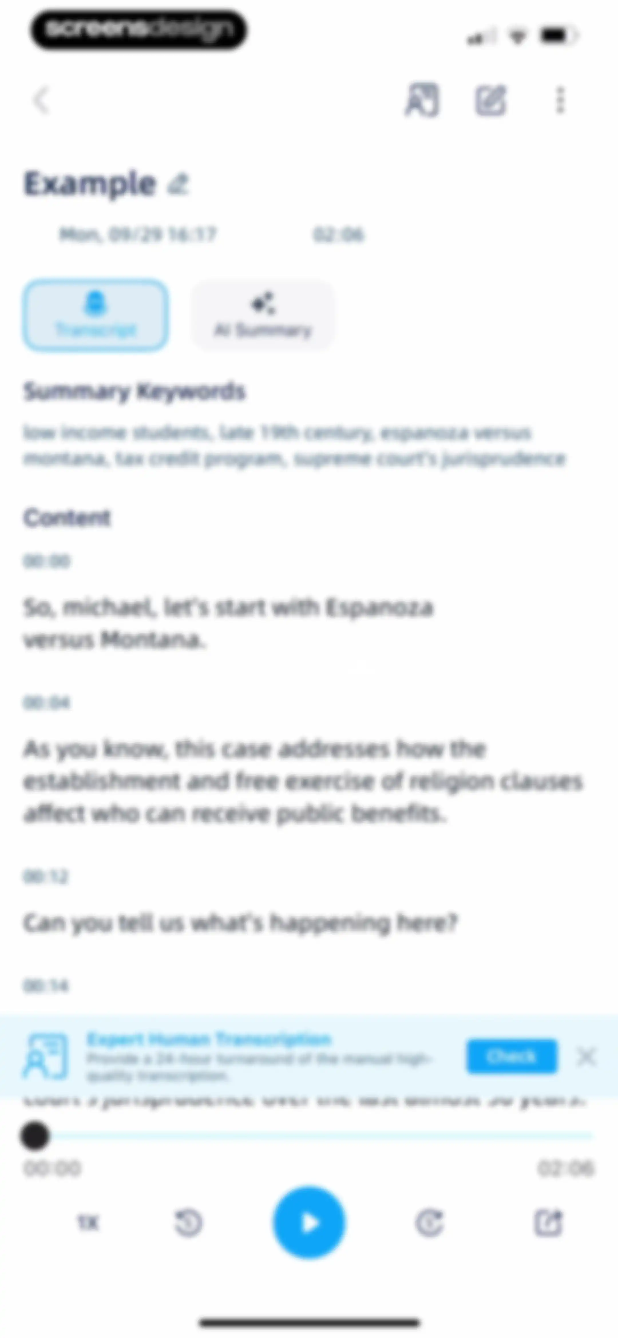 iRecord: Transcribe Voice Memo screen 43