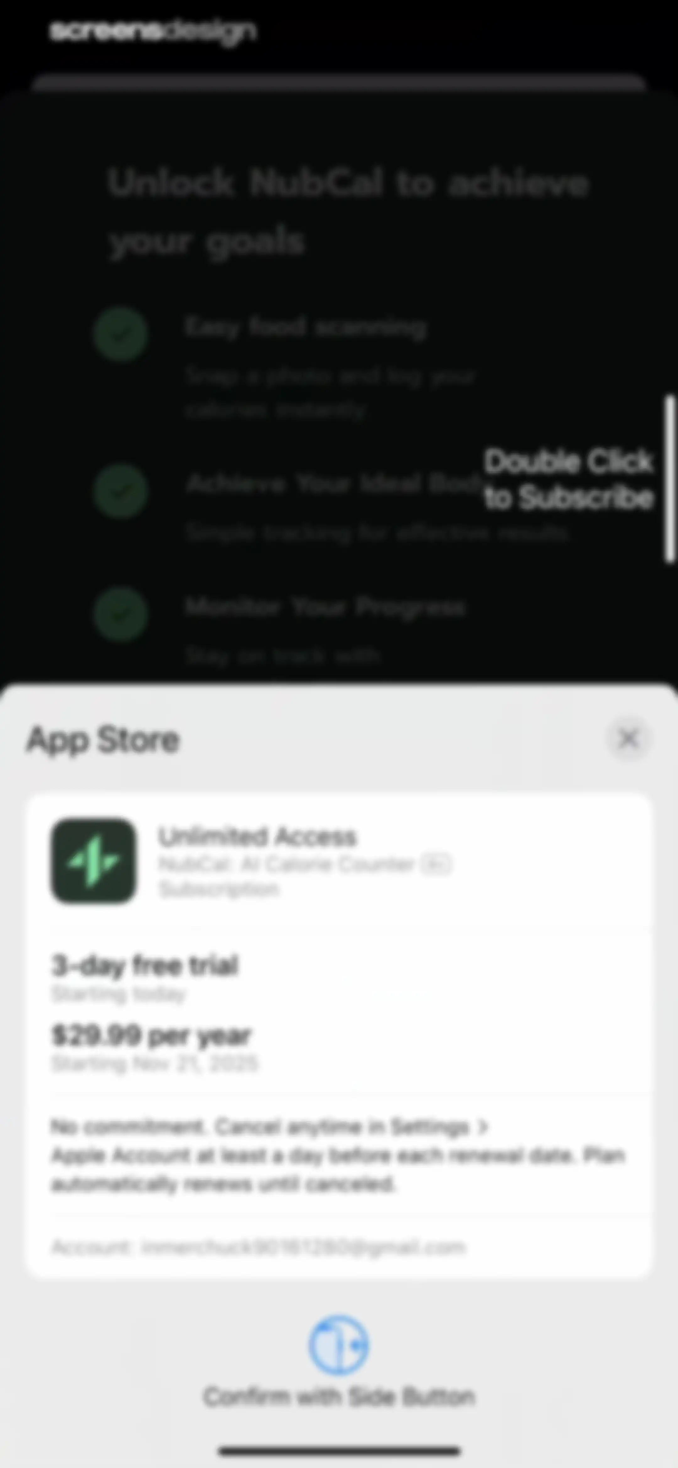 NubCal: AI Calorie Counter screen 27