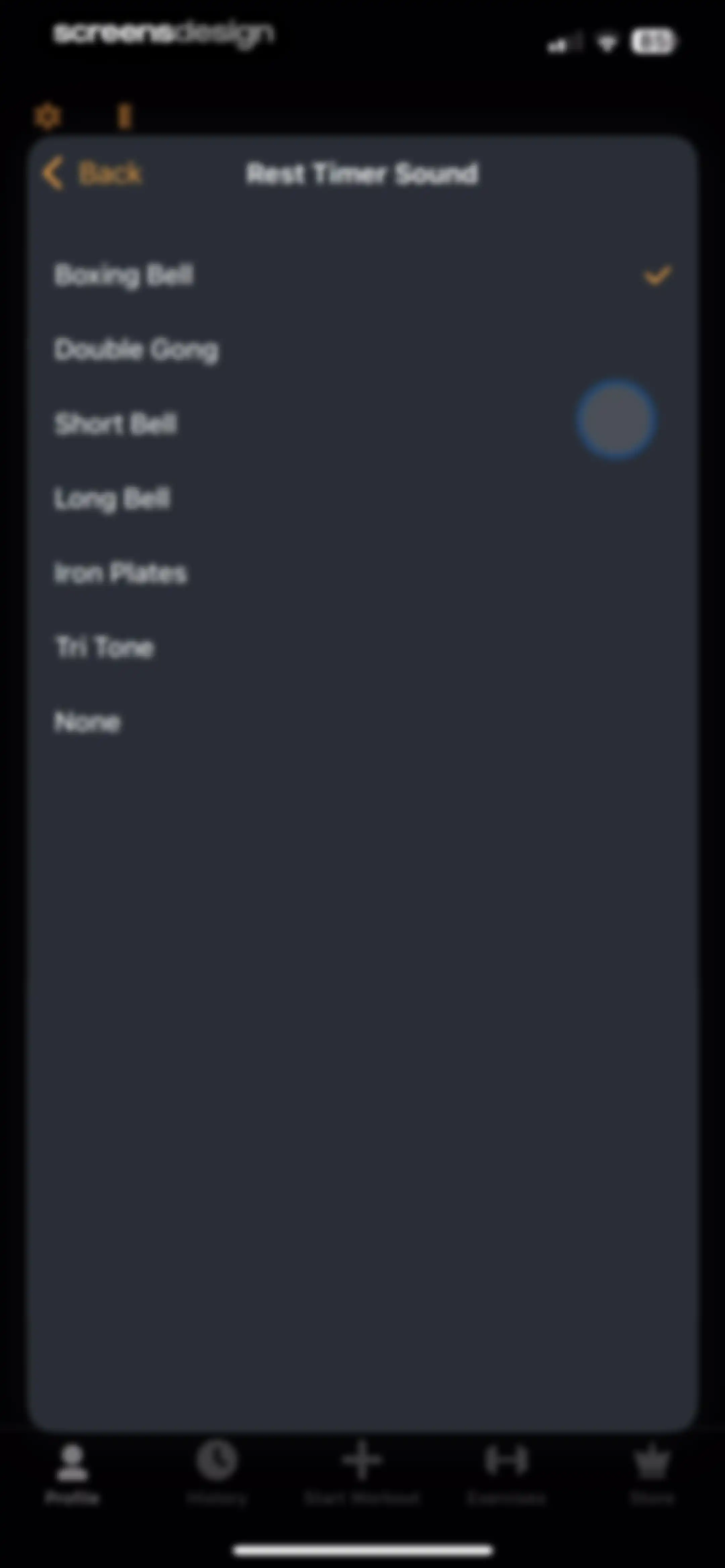 Strong Workout Tracker Gym Log screen 143