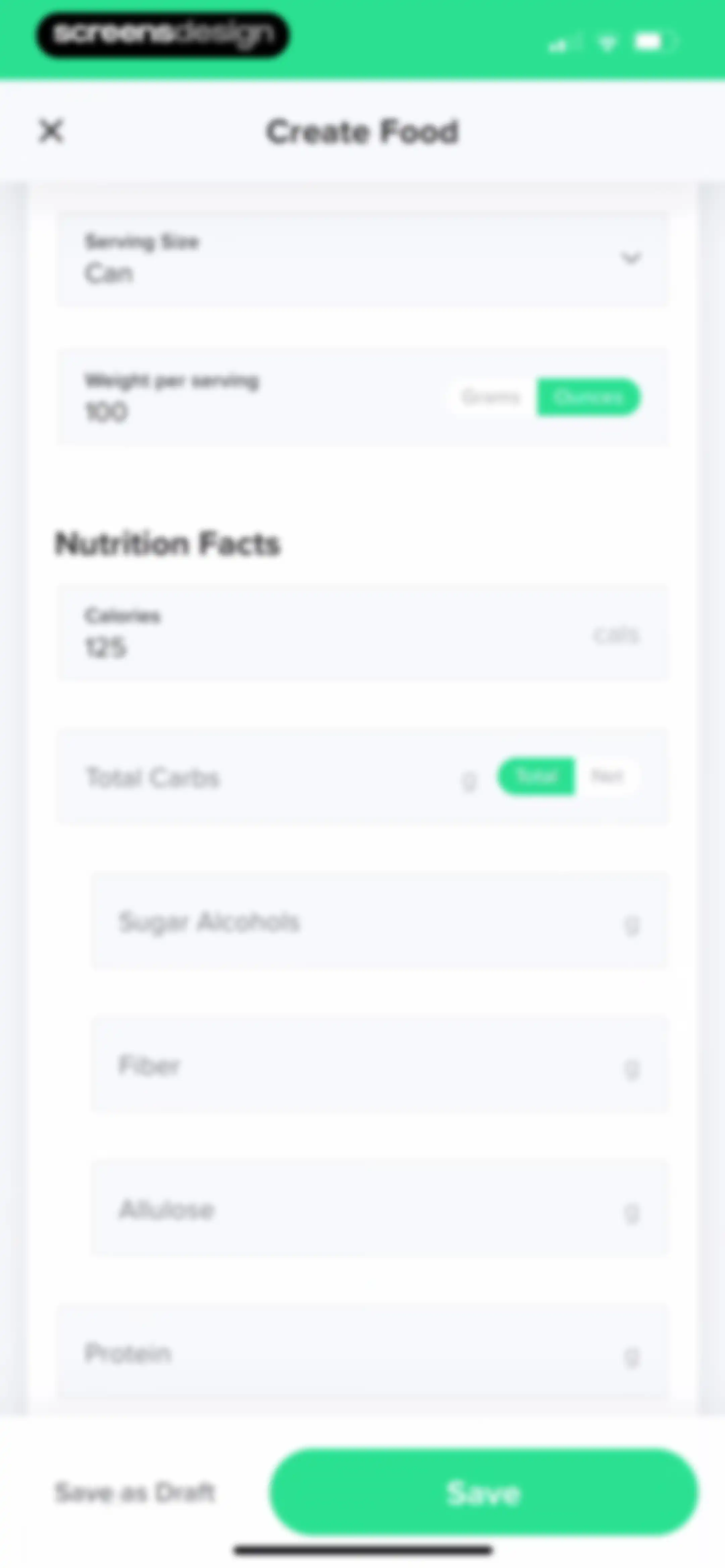 Carb Manager: Keto & Macro Log screen 107