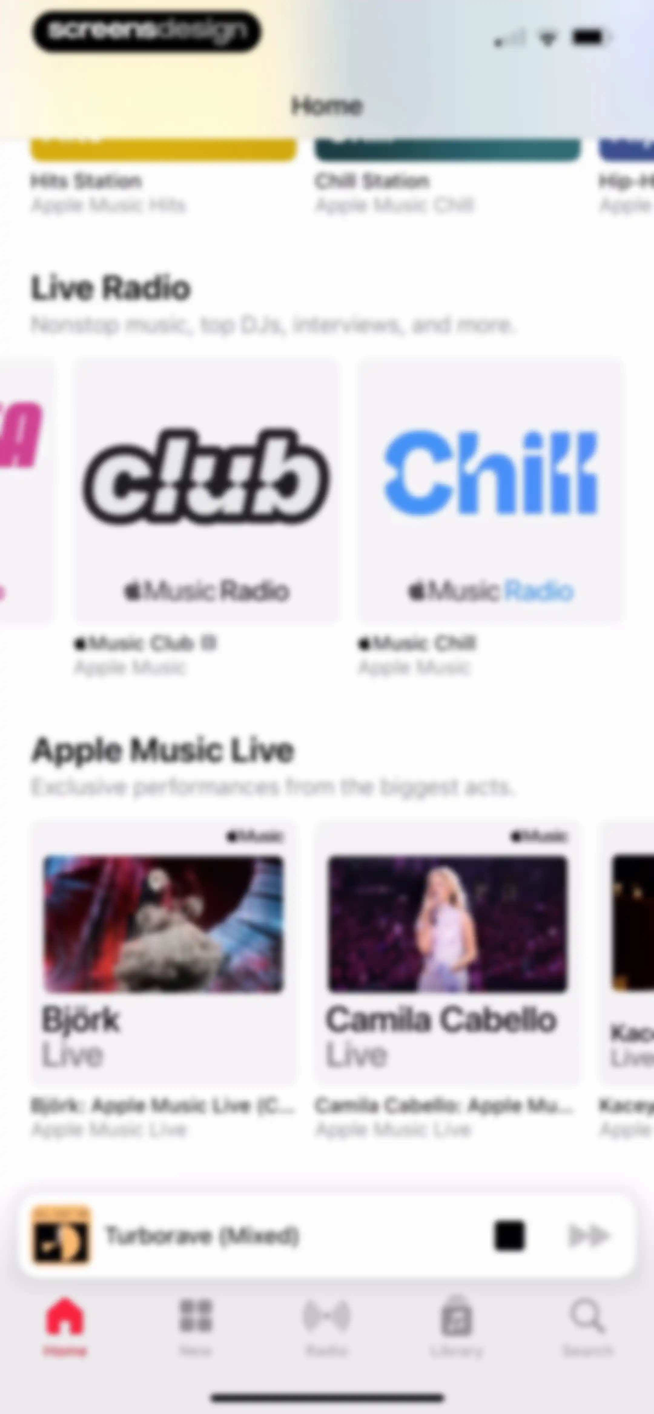 Apple Music screen 36