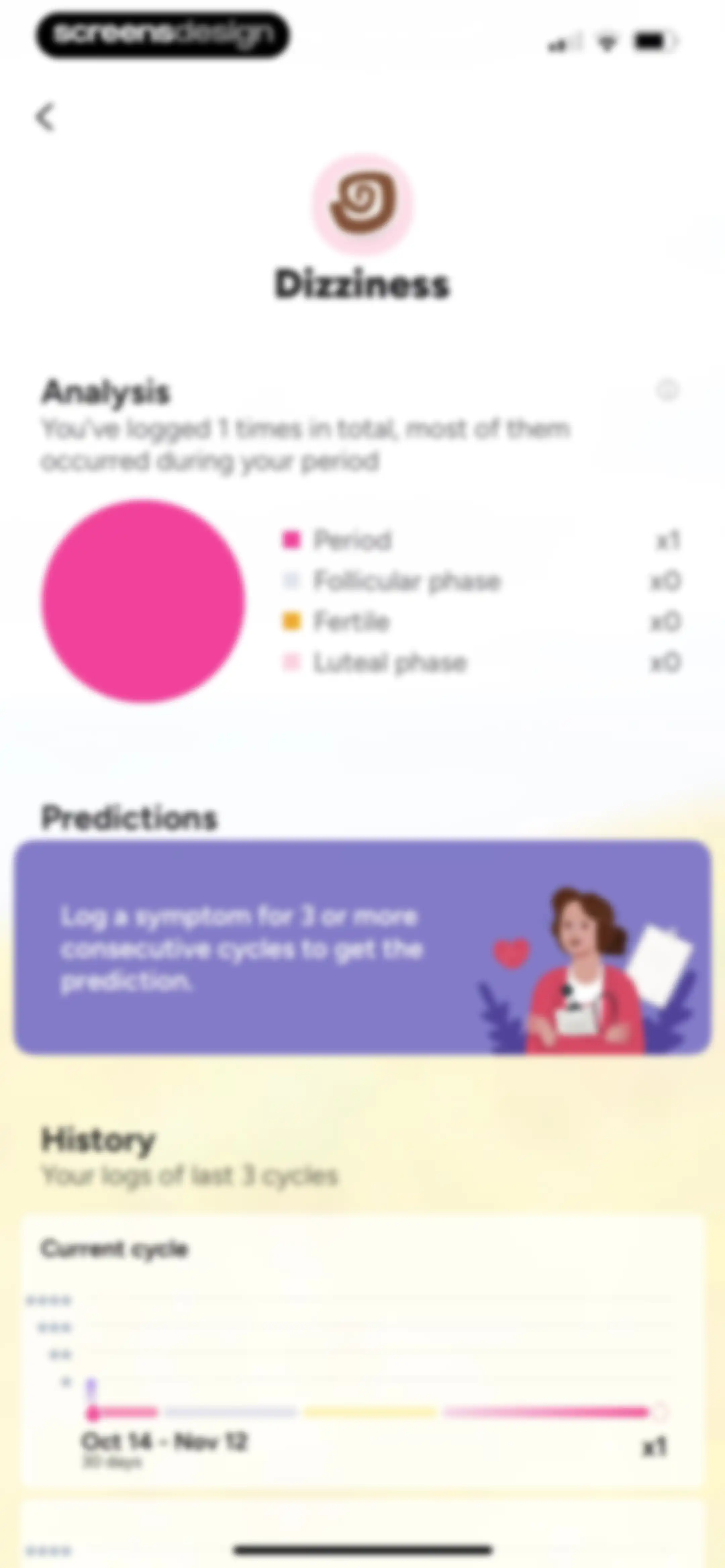 Period Tracker Period Calendar screen 202