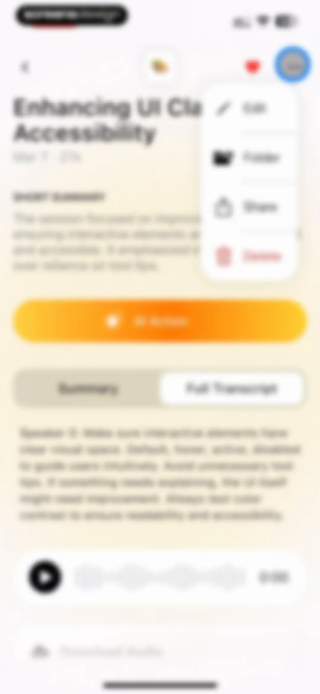 Noteflow: AI Notes Taking screen 48