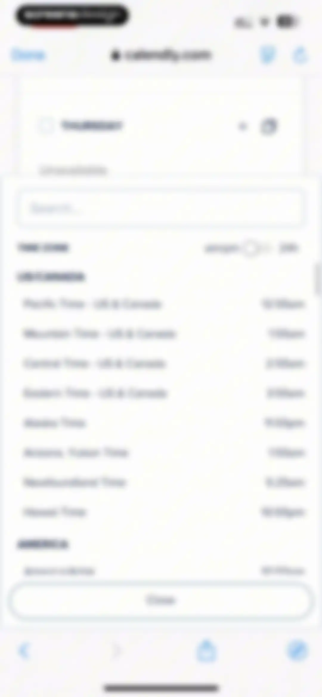 Calendly Mobile screen 17