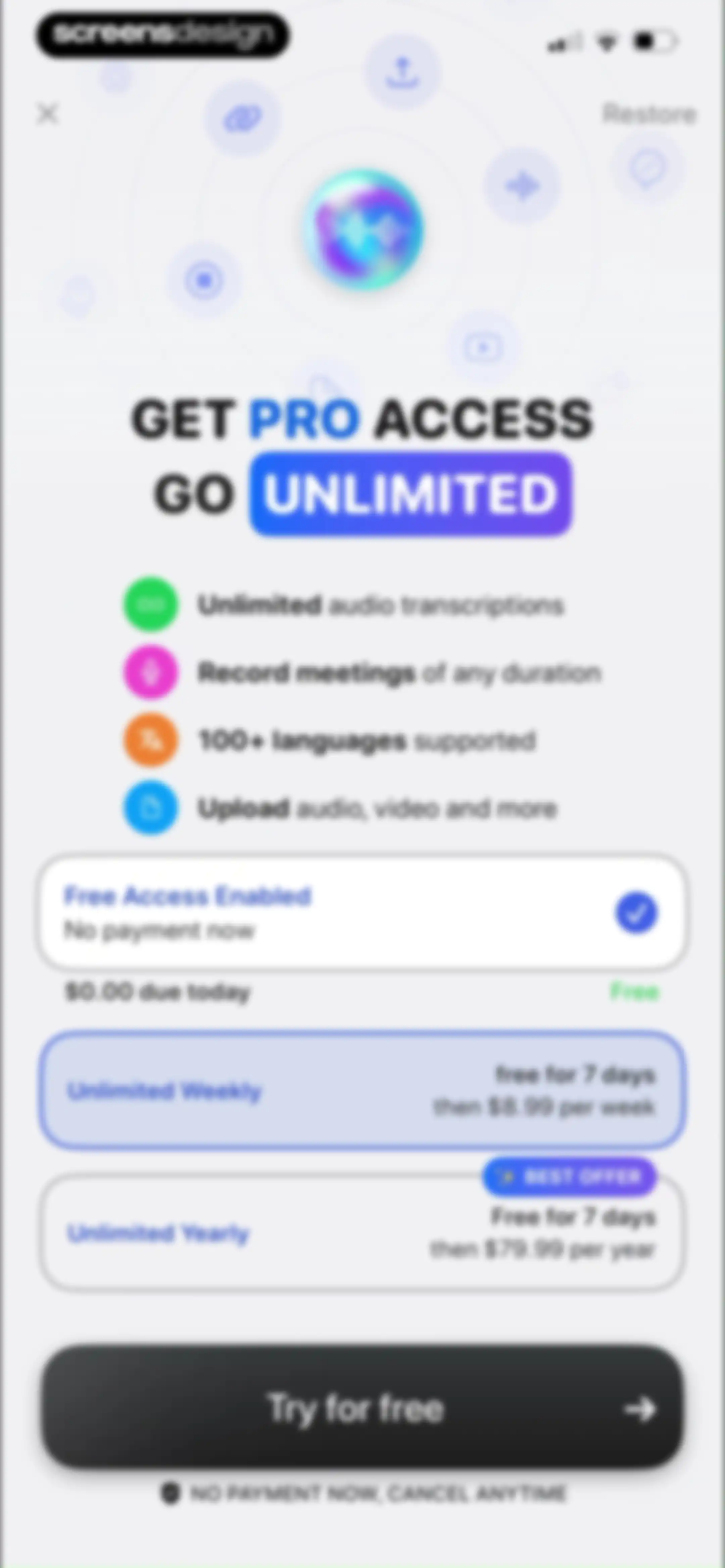 Notee: AI Note Taker screen 19