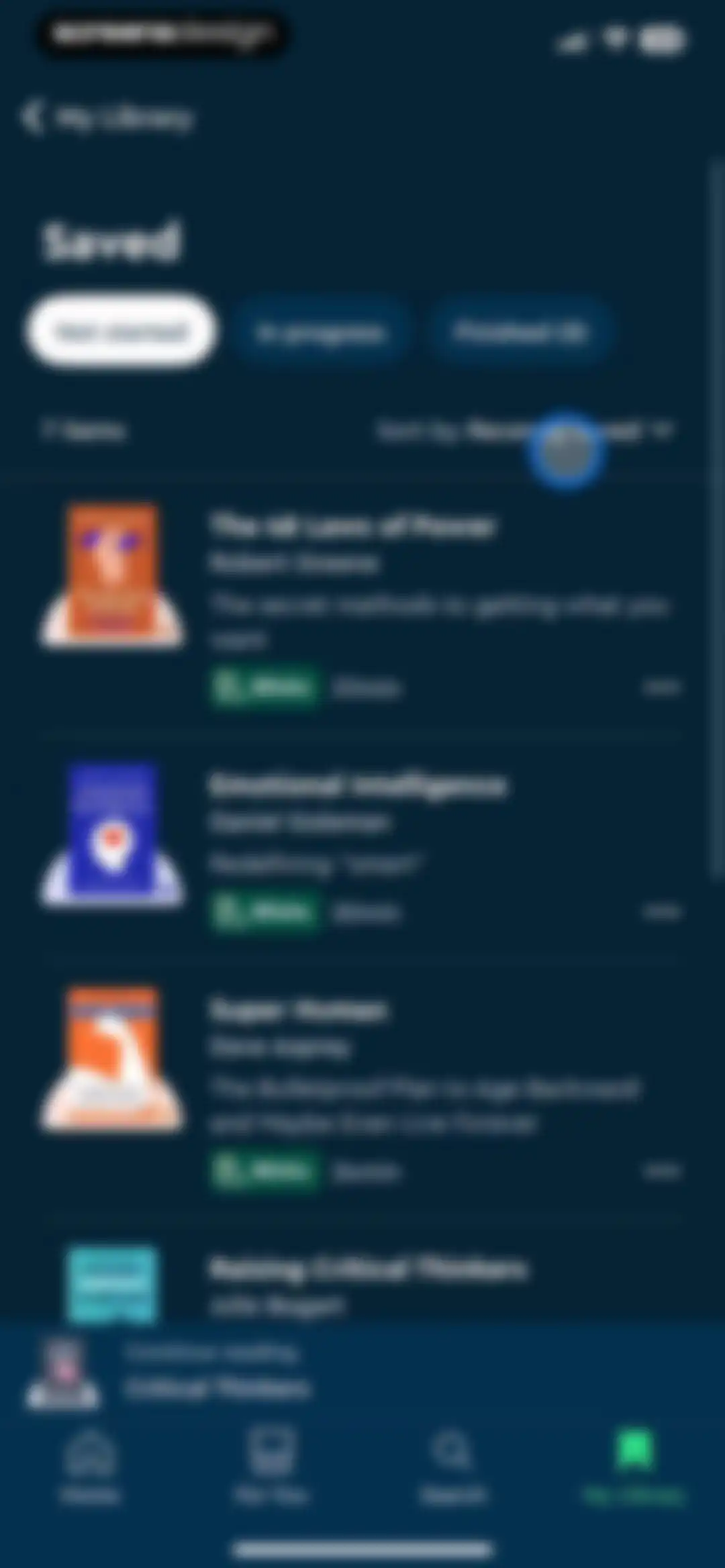 Blinkist: Book Summaries Daily screen 54