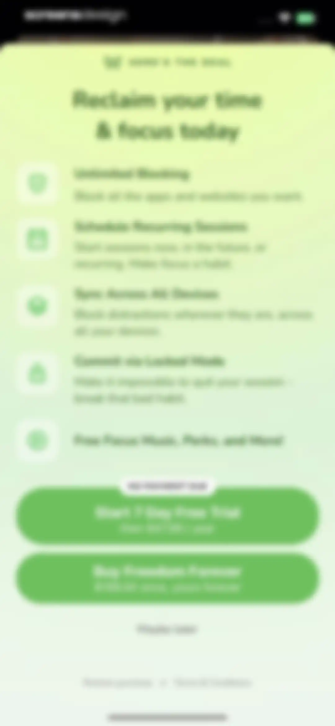 Freedom: Screen Time Control screen 4