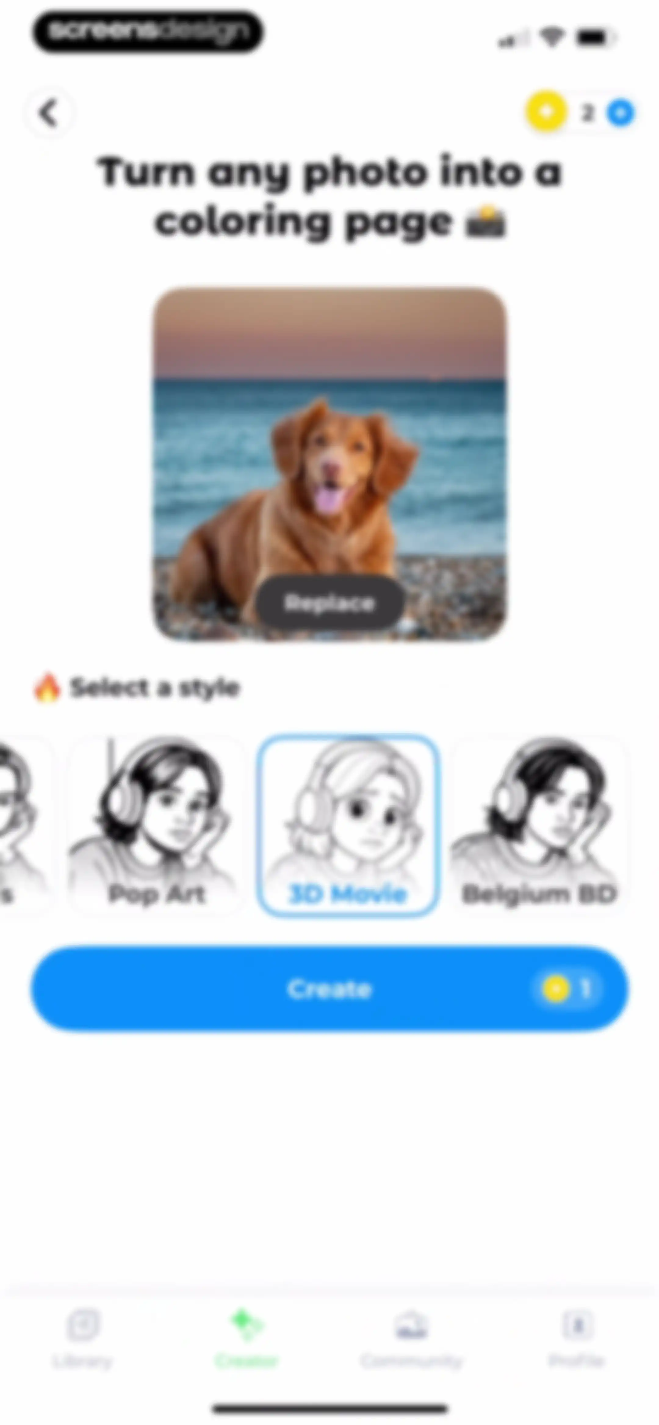Color Pop: AI Coloring Book screen 118