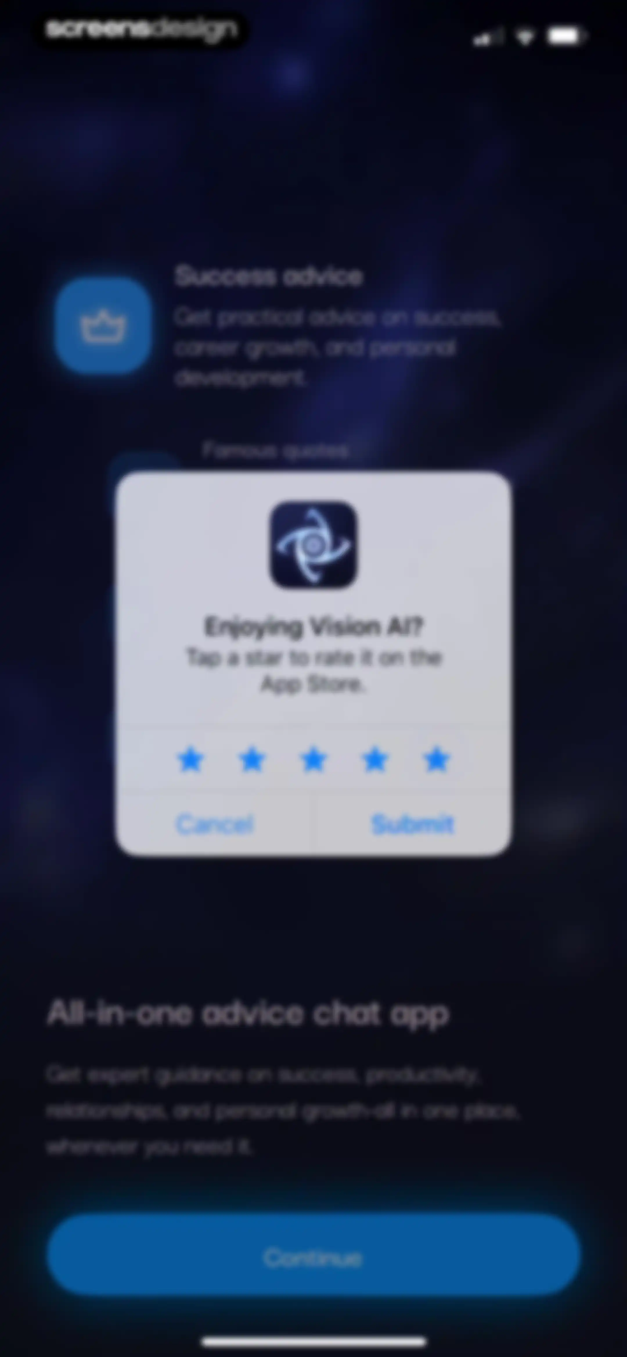 Vision AI - Advice Chat screen 4