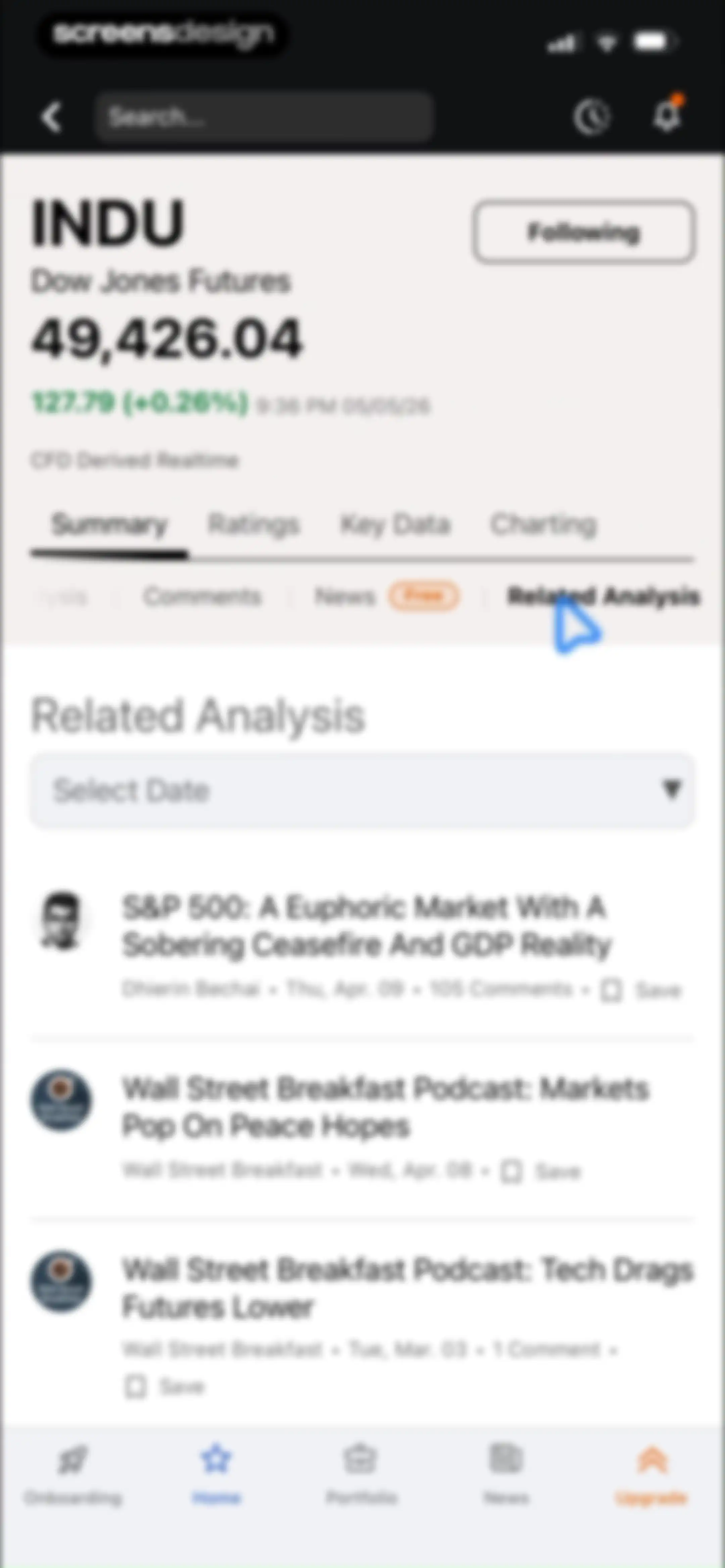 Seeking Alpha: News & Analysis screen 47
