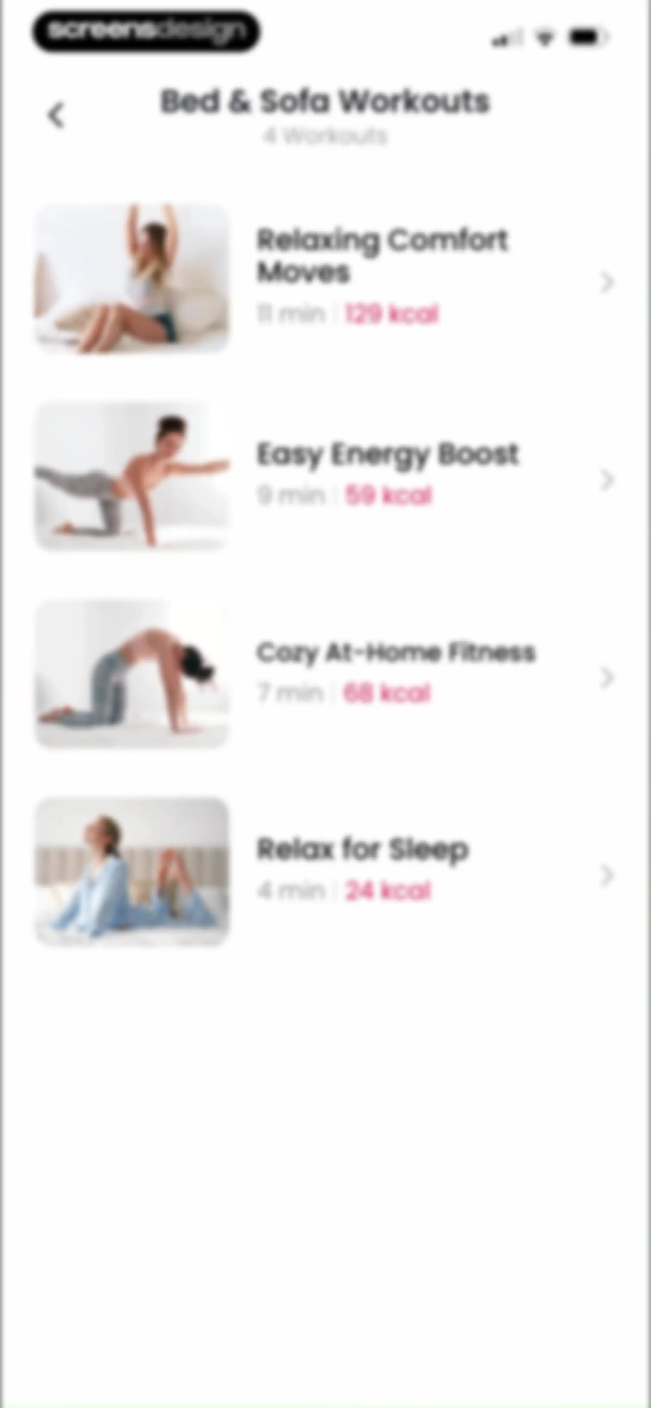 ChillFit: Home Workout Planner screen 119