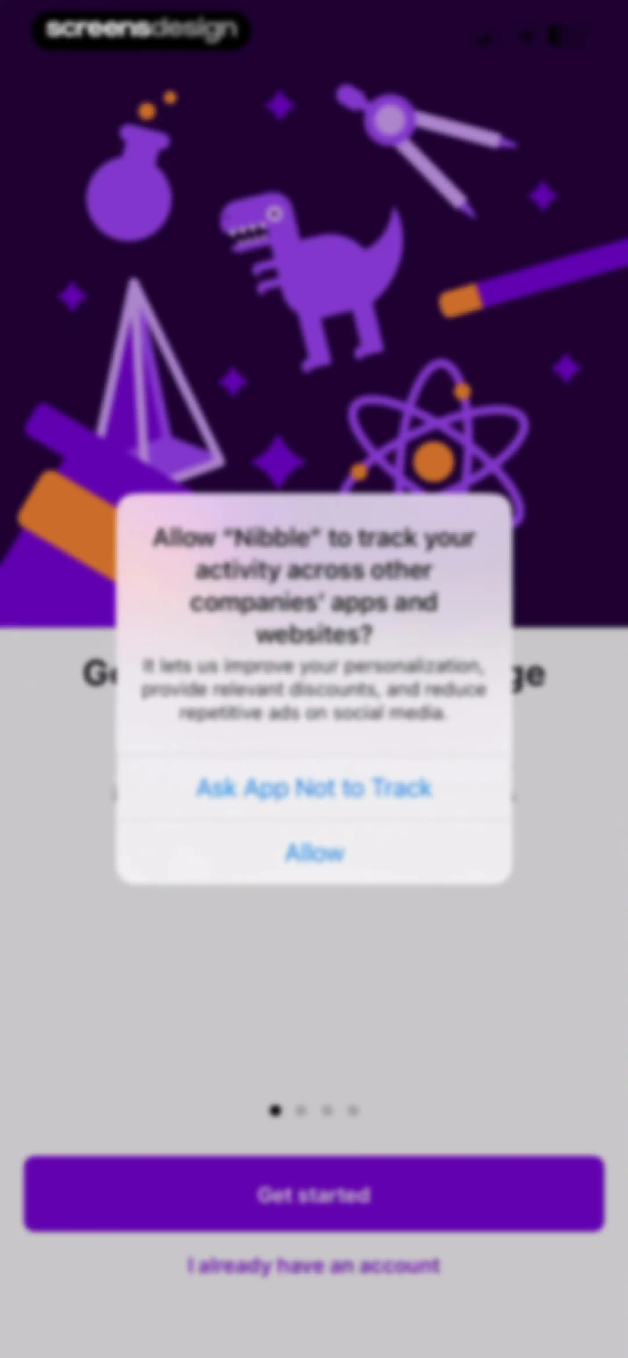 Nibble: Daily Learning & Quiz screen 2