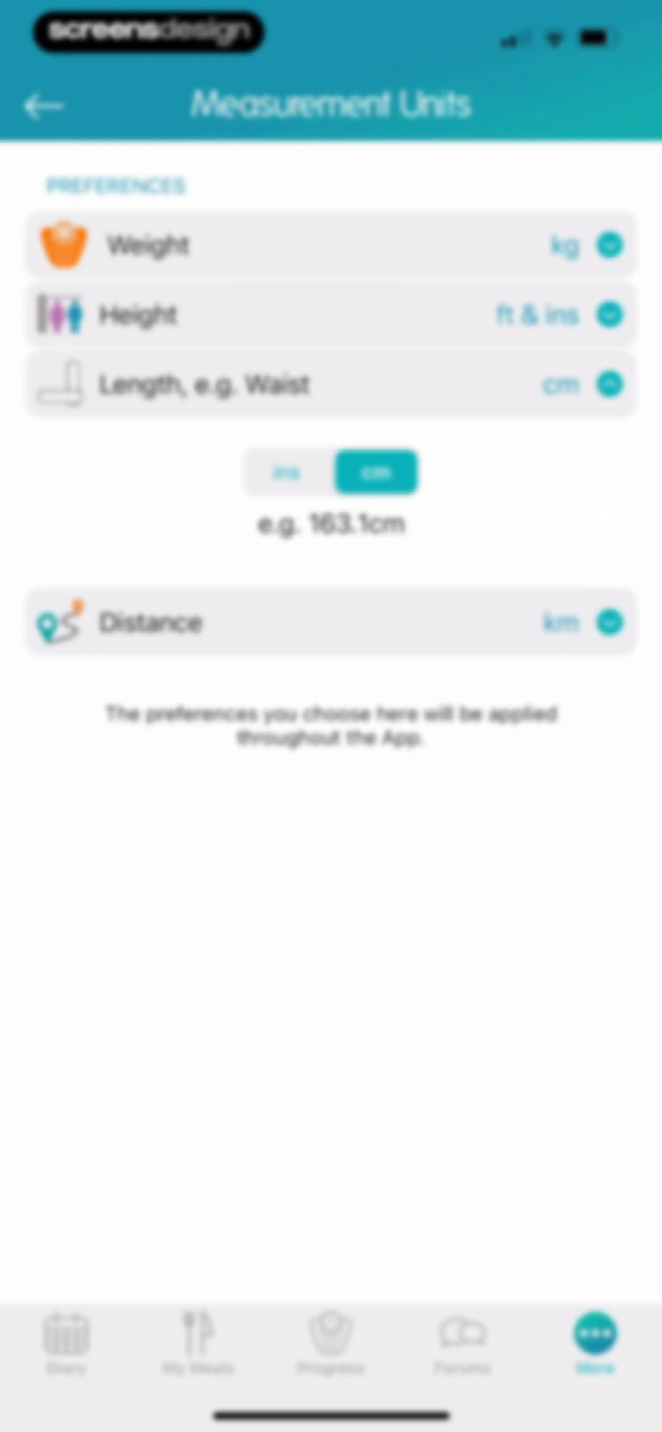 Calorie Counter + screen 167