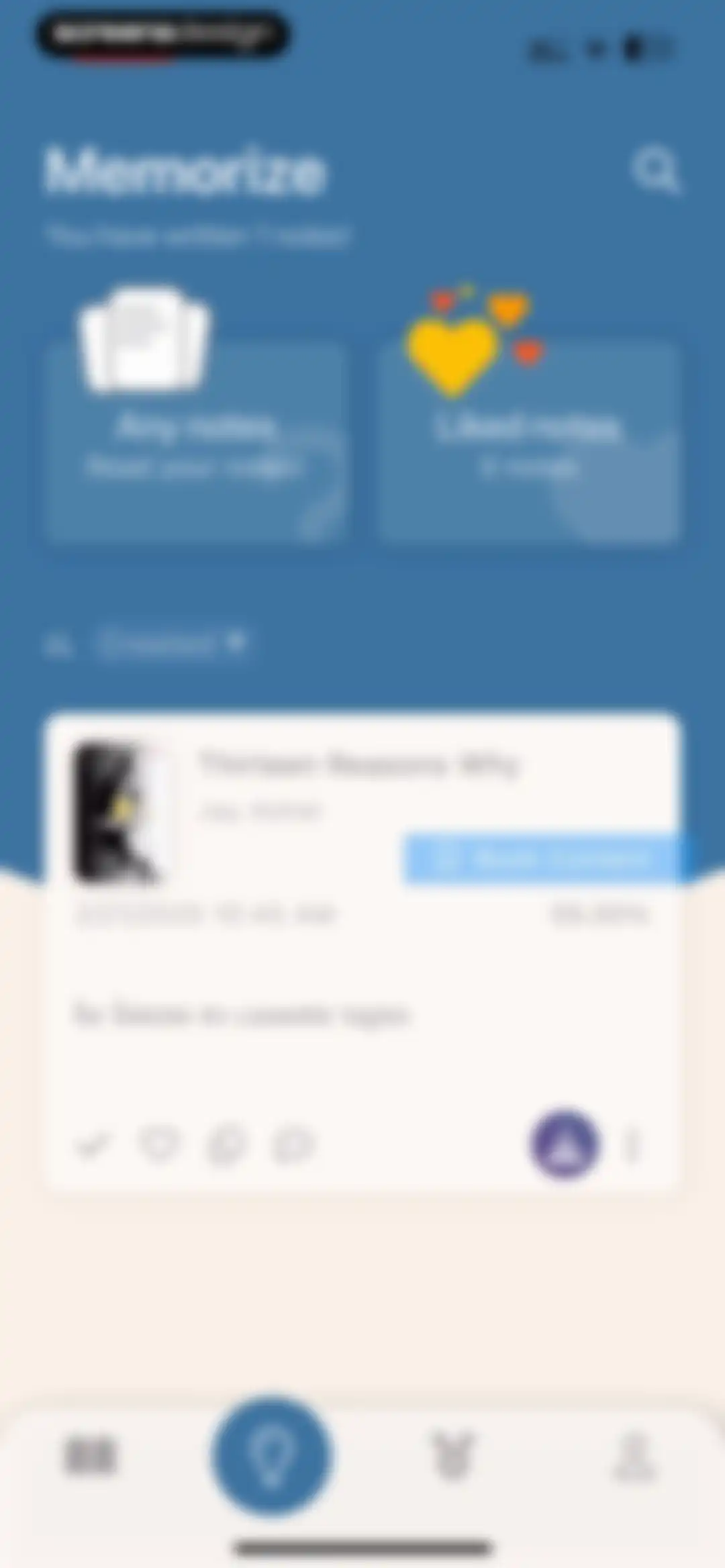 Bookmory - reading tracker screen 109
