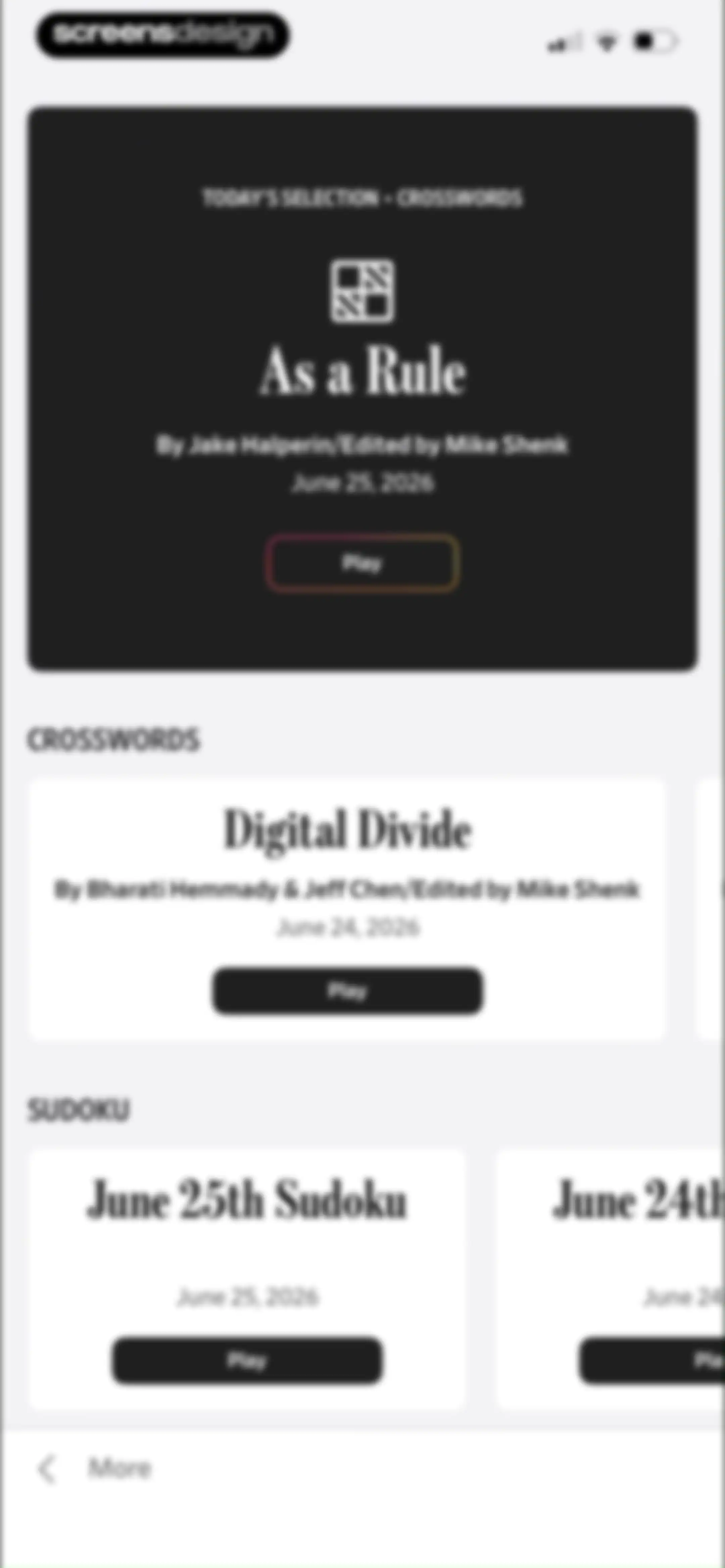 The Wall Street Journal. News screen 63